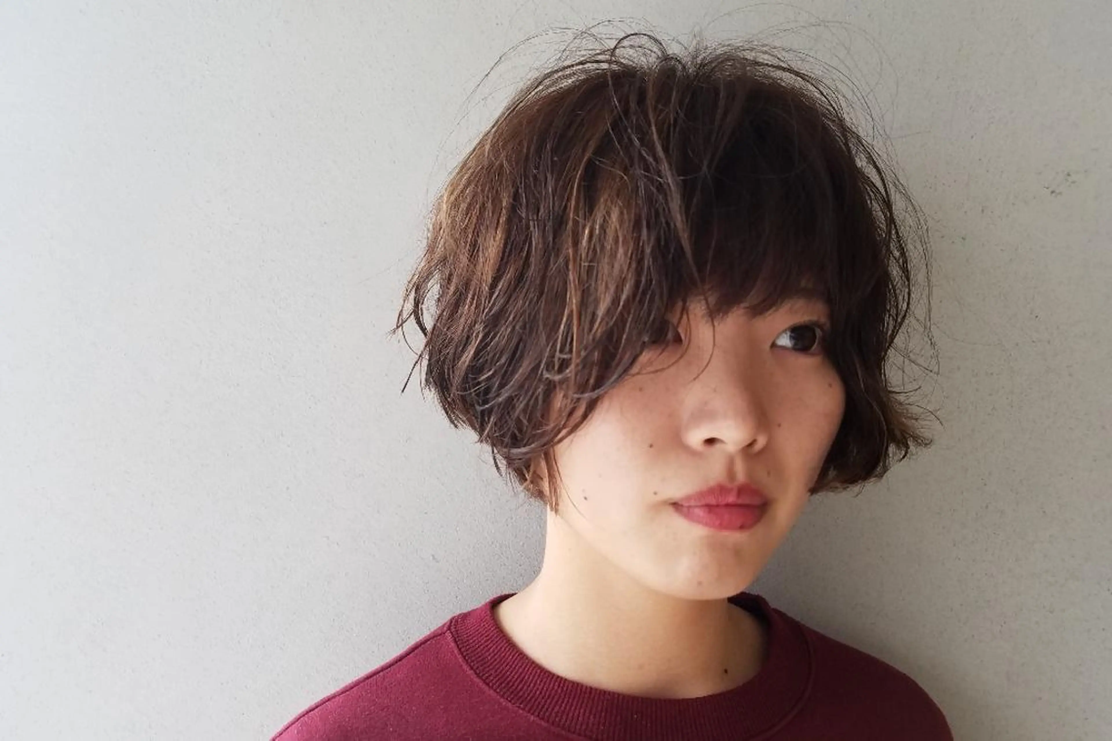 ショート パーマ SOURCE 高槻/ モデル募集中💎のヘアスタイル