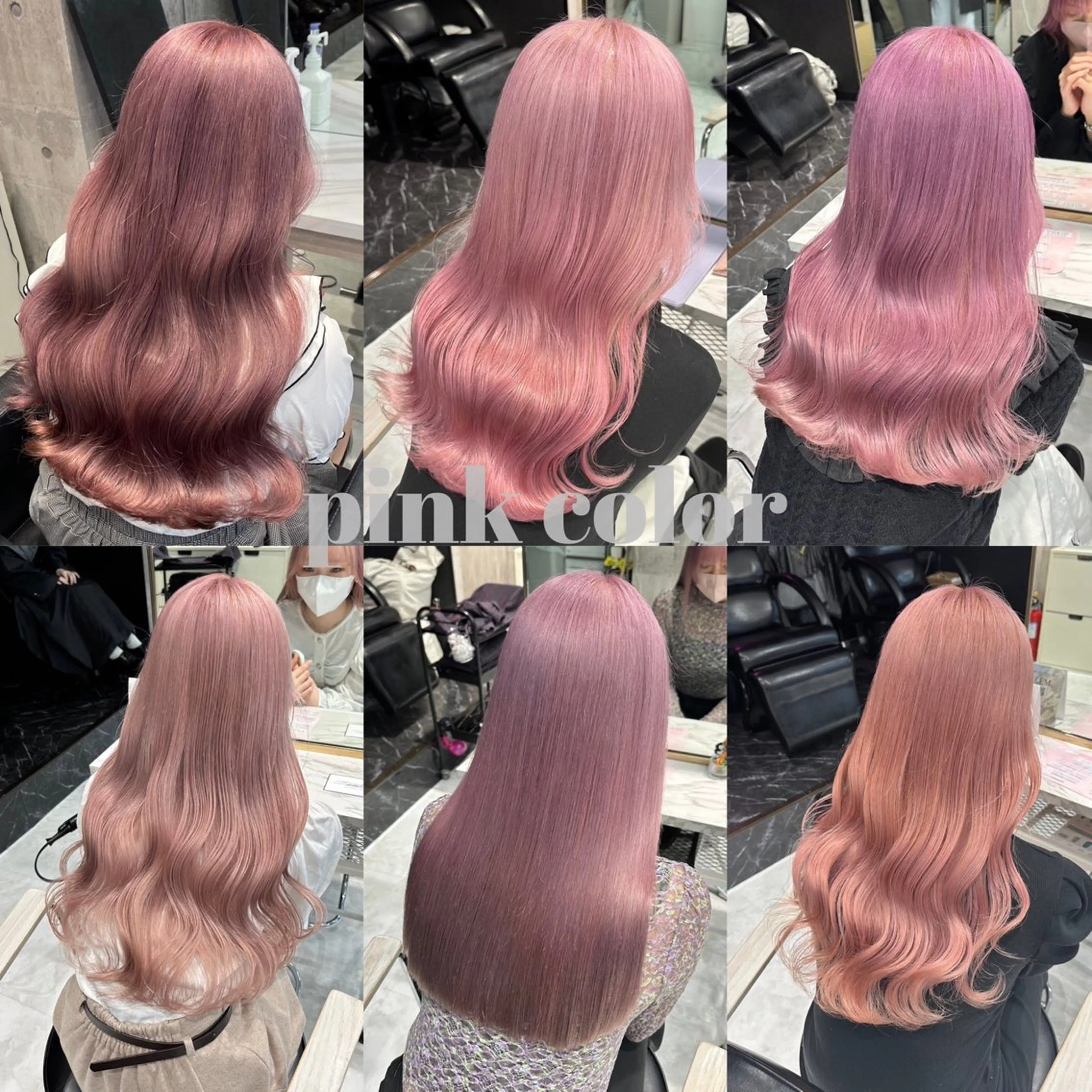 カラー ピンクカラー デザインカラー MIKU🦋のヘアスタイル