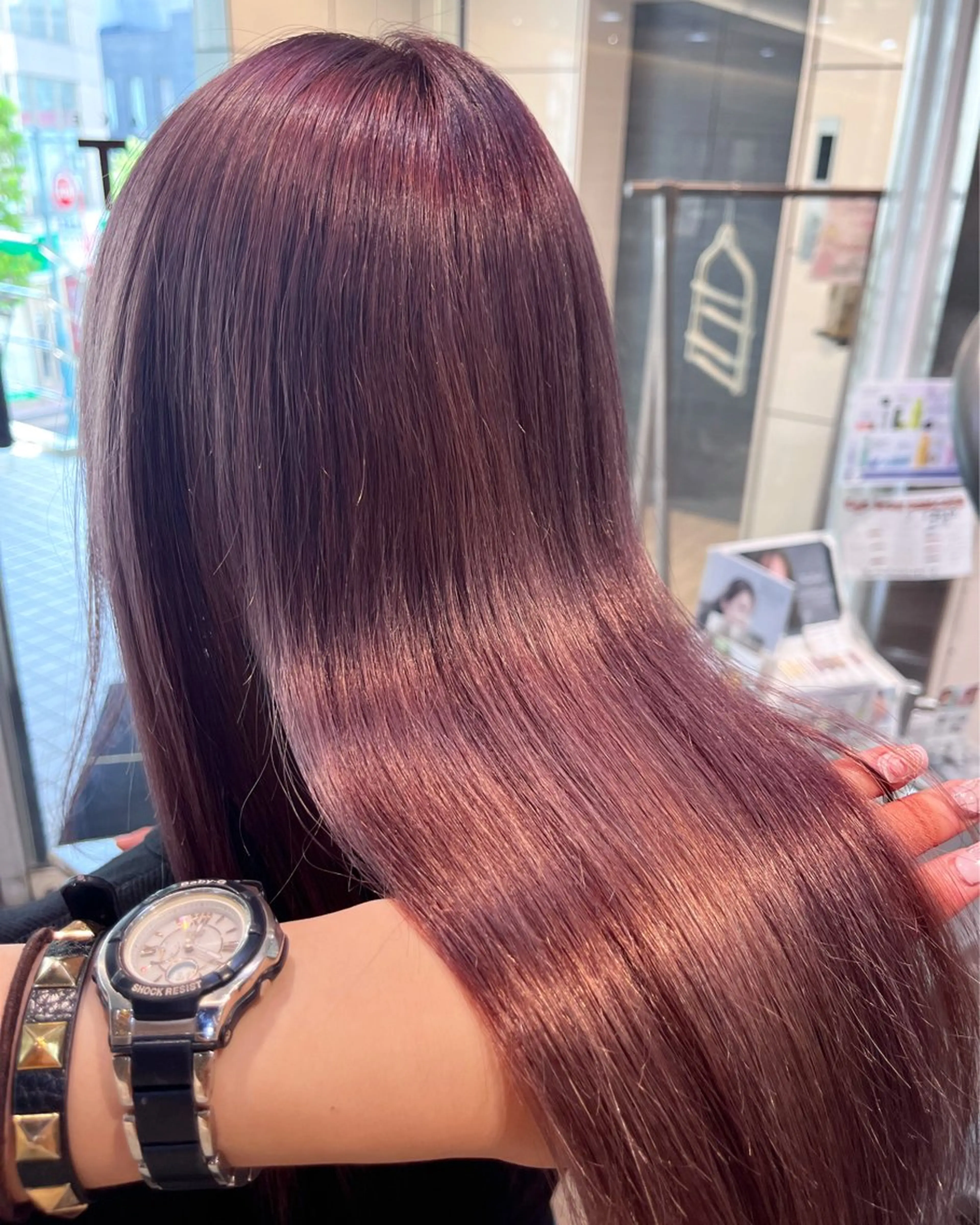 ロング カラー ブリーチ ケアブリーチ ダブルカラー イヤリングカラー グラデーションカラー ヘアカラー 酸性ストレート 🤍🎀honokaのヘアスタイル