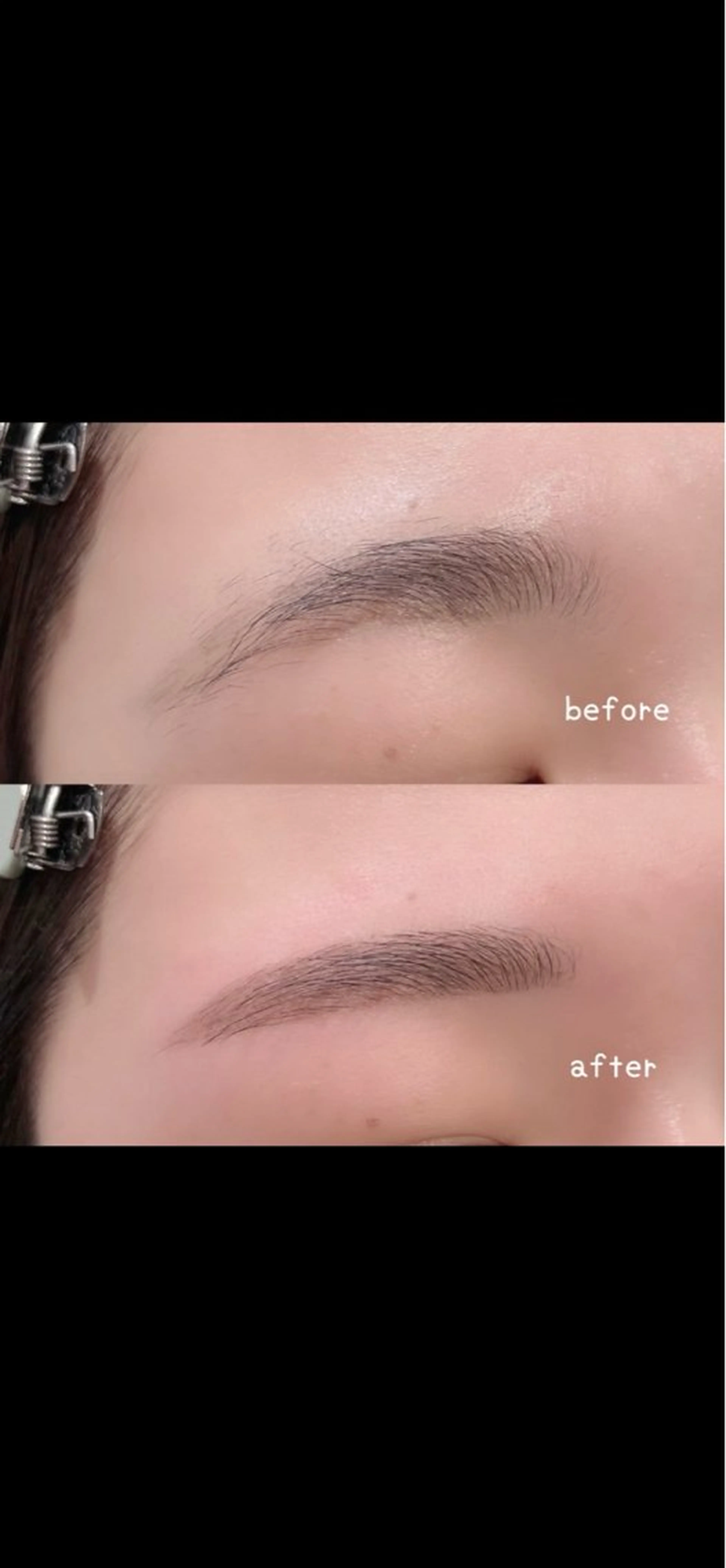 アイブロウ 眉カラー 眉毛ワックス脱毛 西島 雪輝のマツエク・マツパデザイン