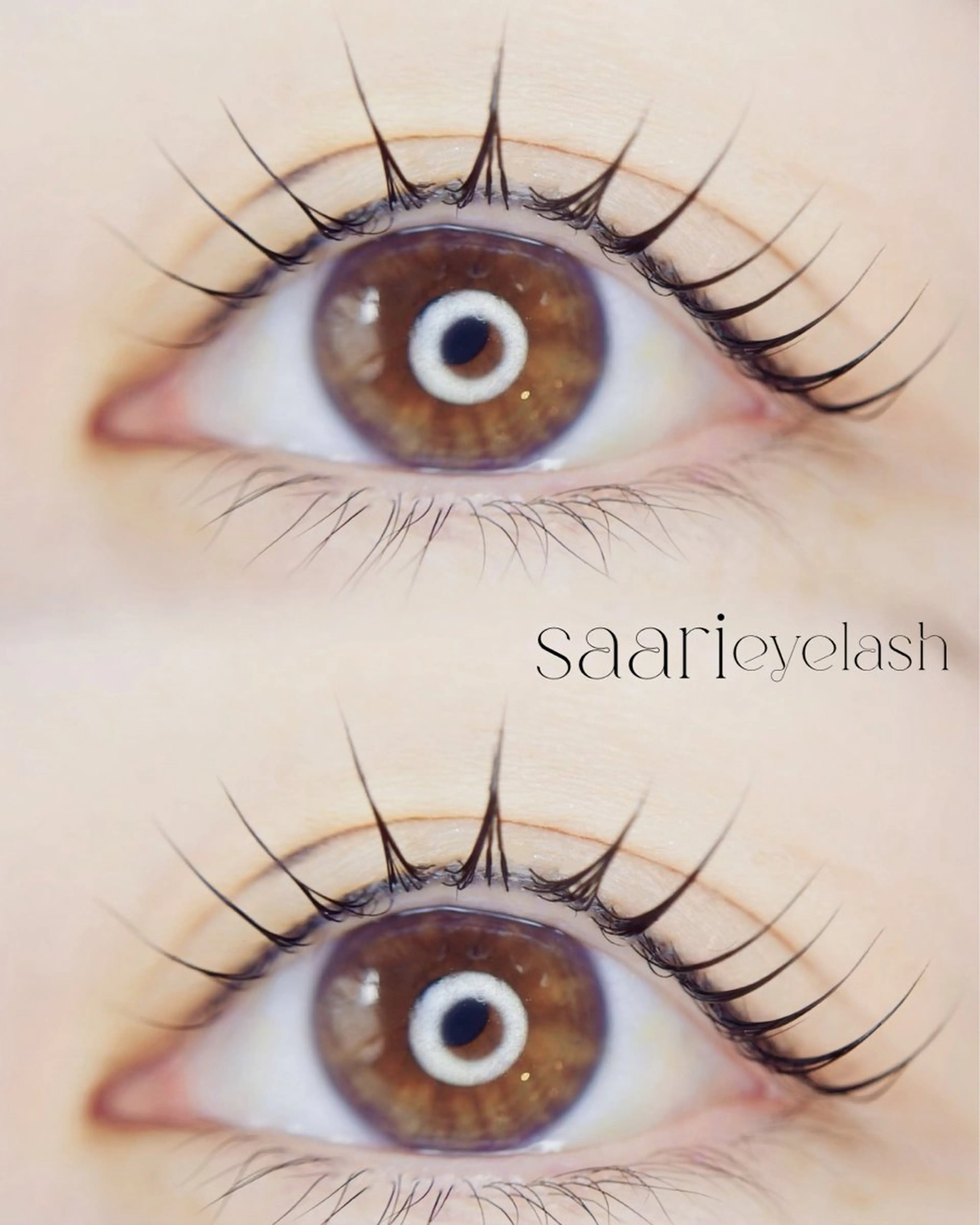 マツエク・マツパ saari eye lash staffのマツエク・マツパデザイン