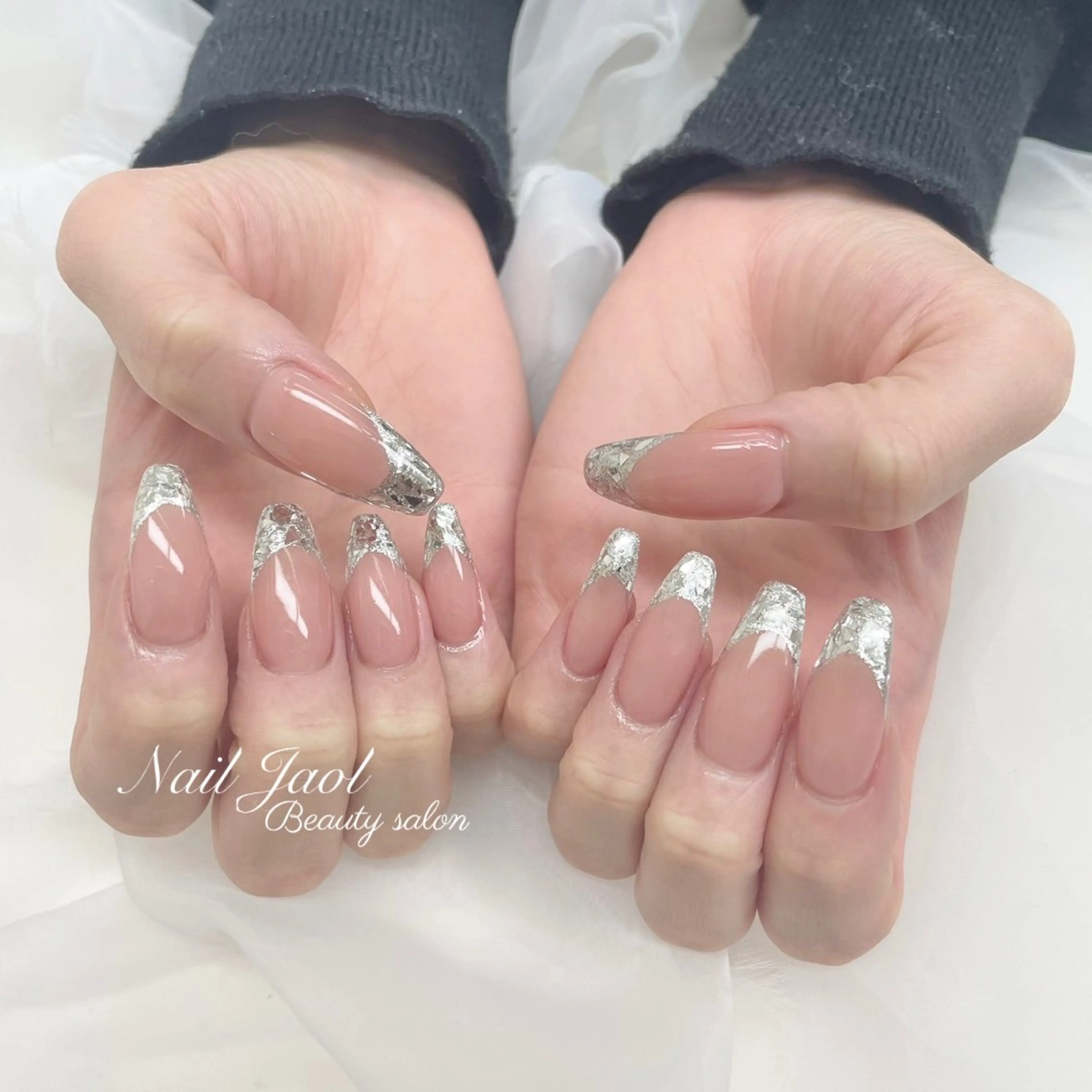 ロング 韓国風ヘア ハンドネイル nail jaol池袋店所属・ネイルJaol 池袋のネイルデザイン