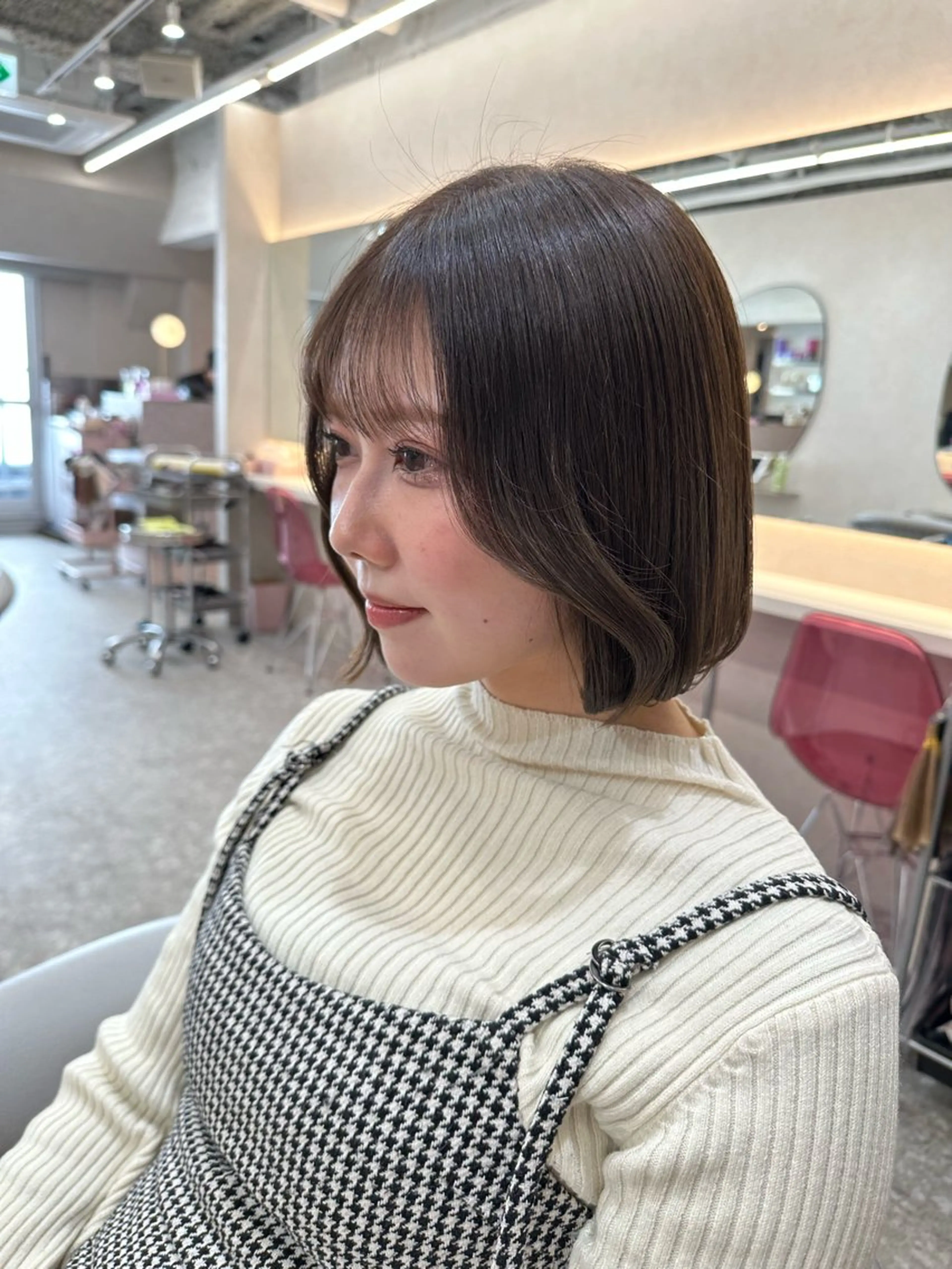 ショート シールエクステ エクステ 顔周りカット 髪質改善 韓国風ヘア カット ヘアカラー トリートメント 新宿/韓国レイヤー/ 髪質改善/佐藤航のヘアスタイル