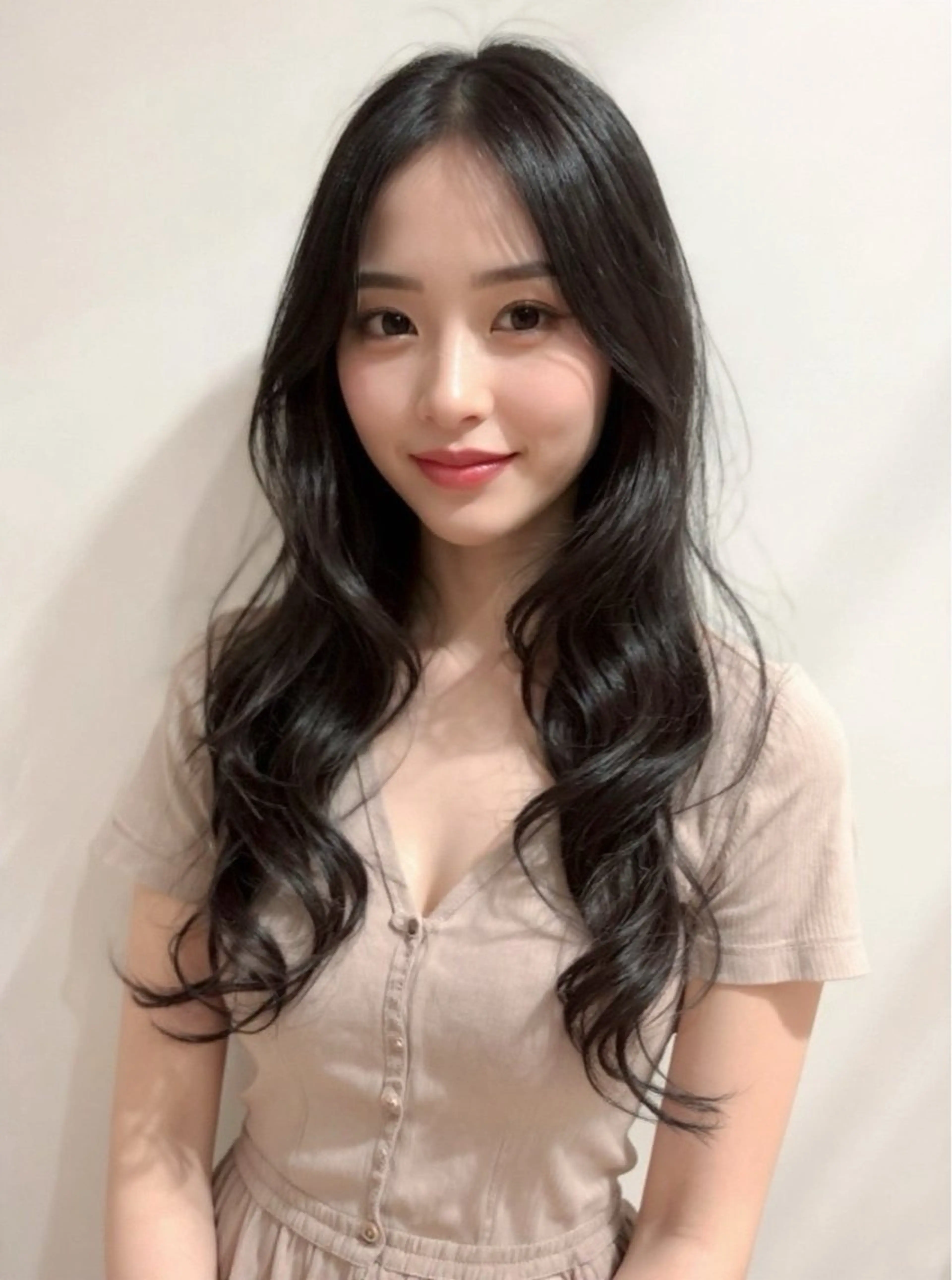 ミディアム カット ヘアカラー トリートメント VLOW nex the salon所属・韓国風/髪質改善/ ナガヤアキラのヘアスタイル