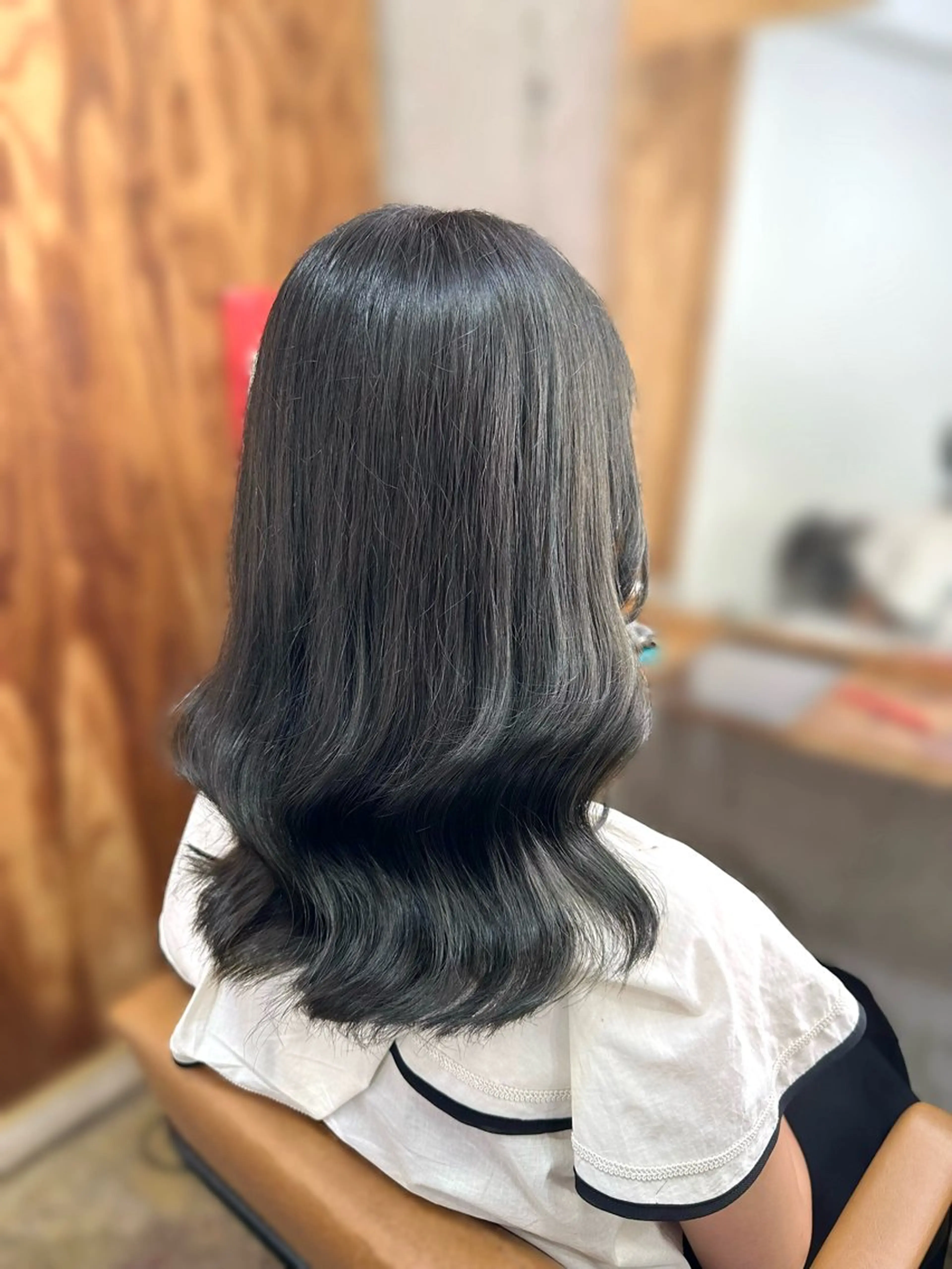 ロング カラー ヘアカラー トリートメント ︎︎カイ ミズキ 🐰𝜗𝜚のヘアスタイル