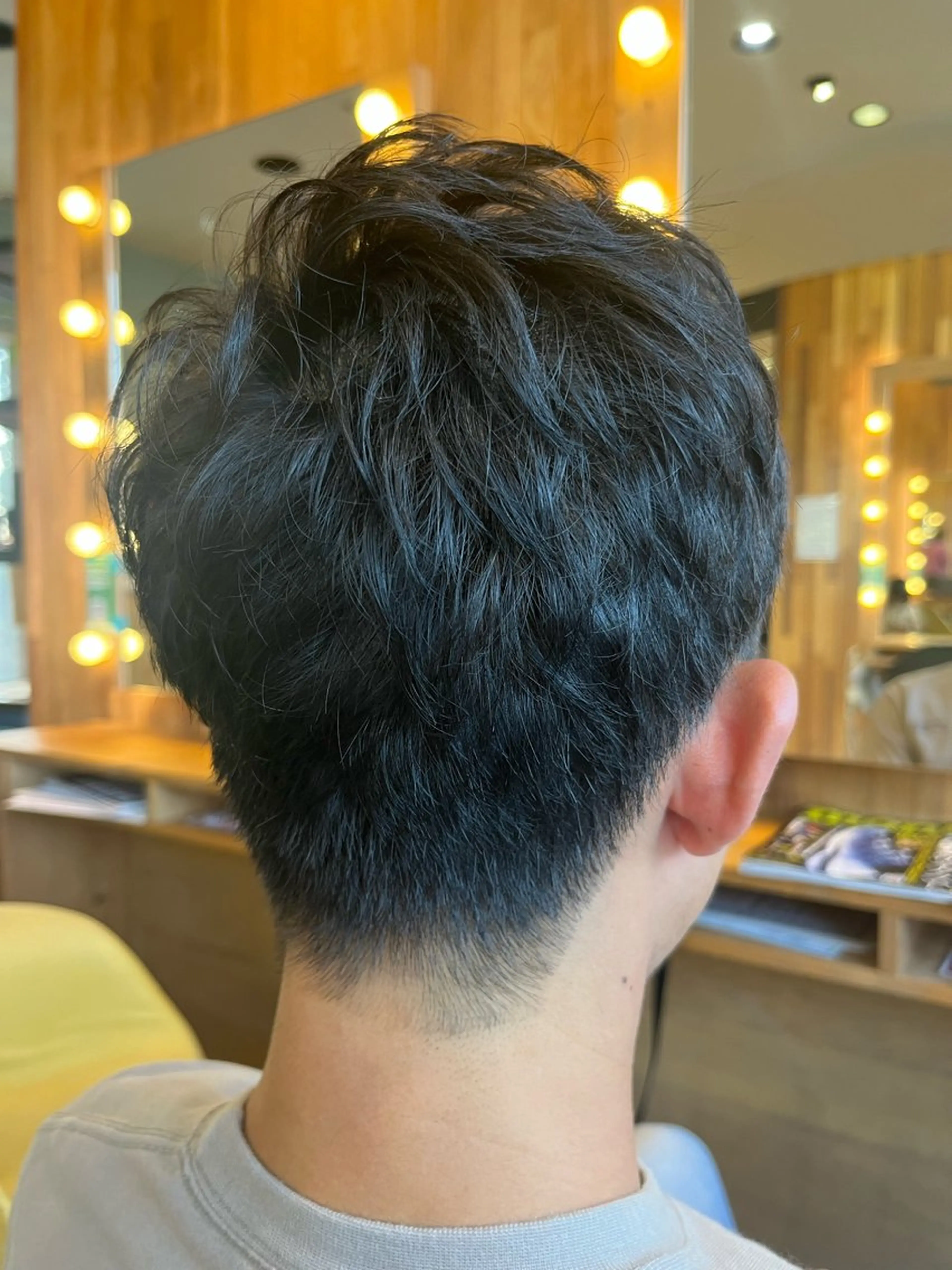 メンズ メンズパーマ 刈り上げ 長南 やよいのヘアスタイル