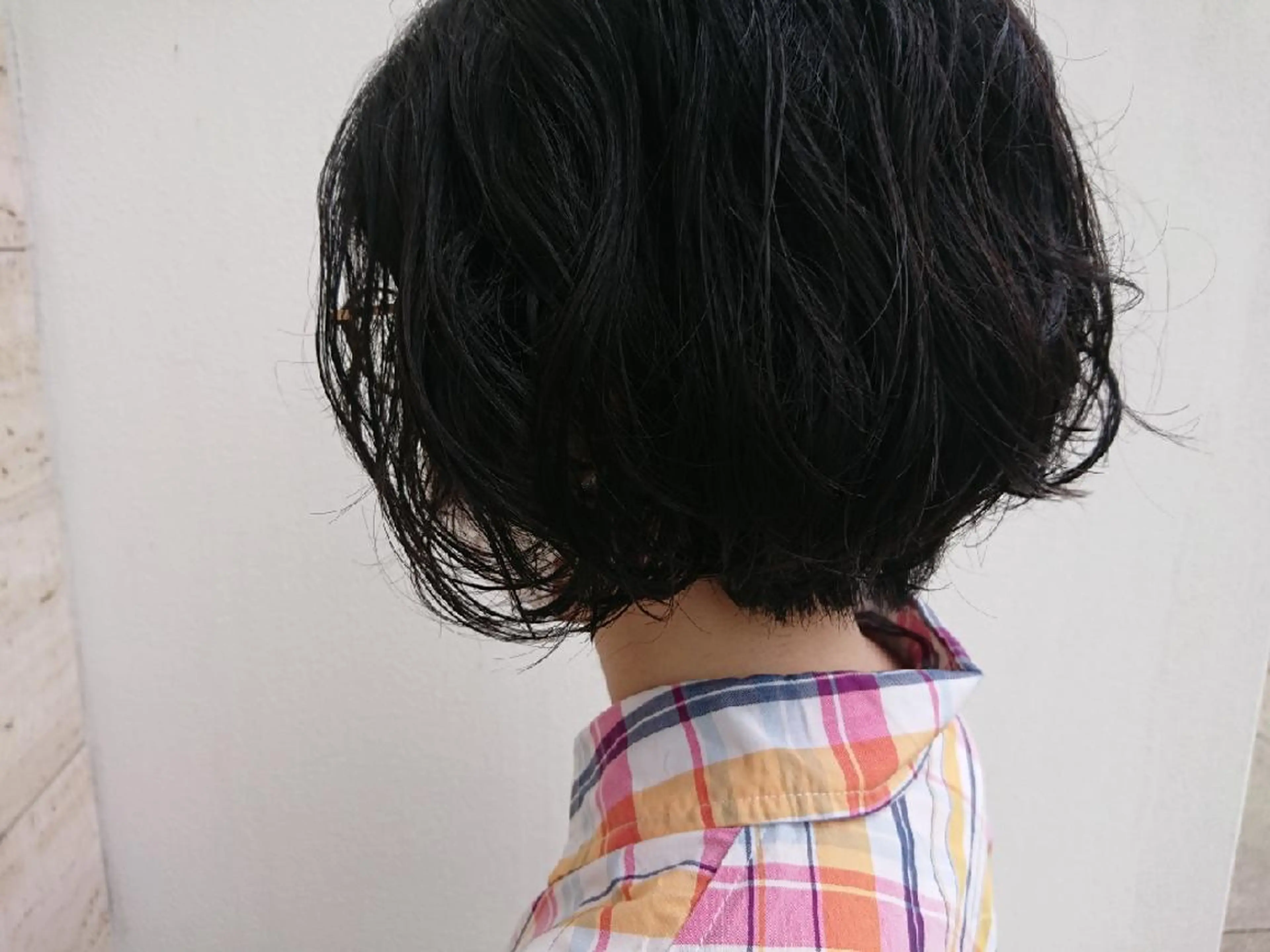 ショート パーマ くせ毛 カット パーマ 鈴木 翠のヘアスタイル