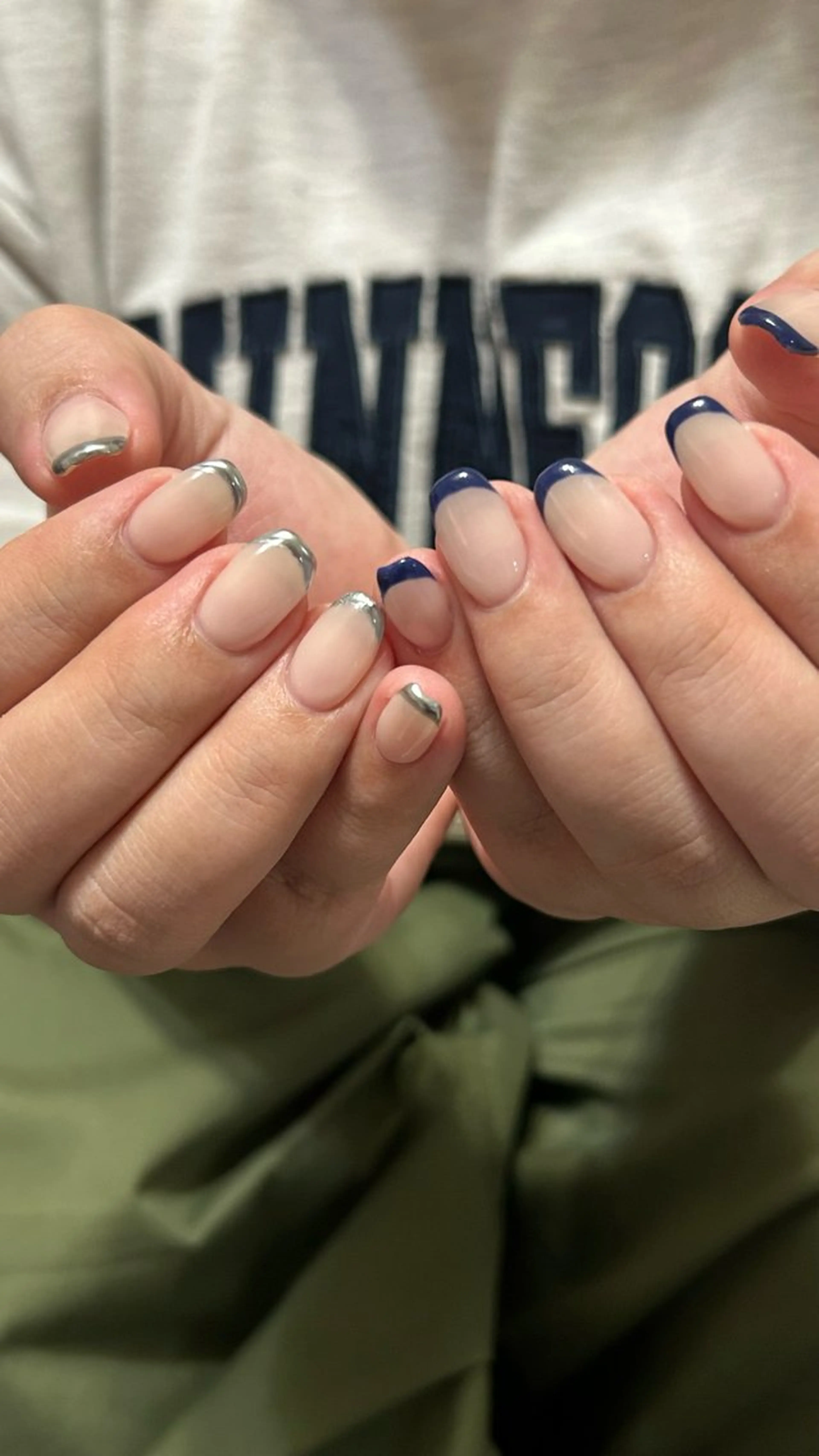 ネイル フレンチネイル schon本八幡 nonのネイルデザイン