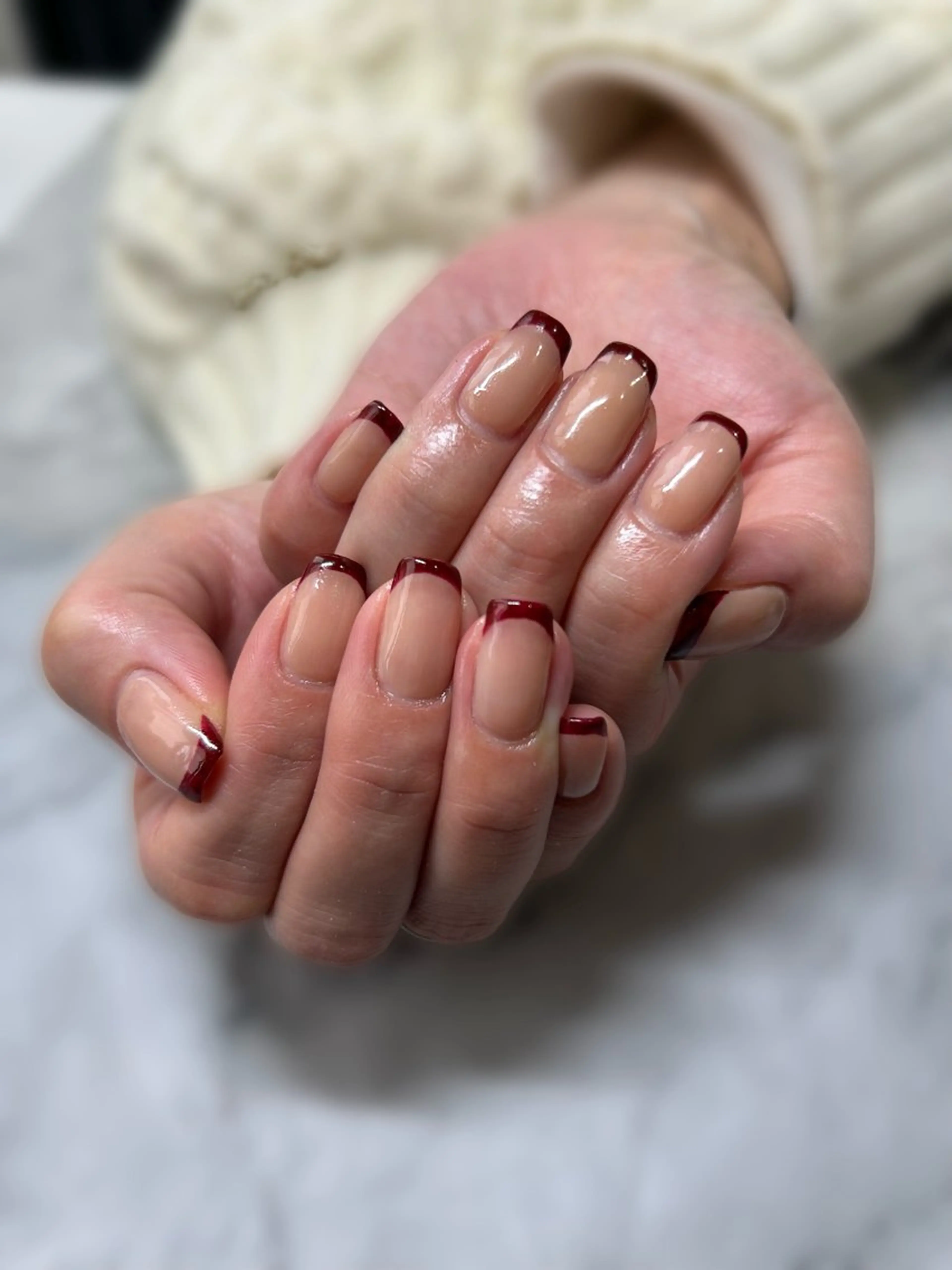 ネイル フレンチネイル 長さ出し専門HALE NAIL さとうのネイルデザイン