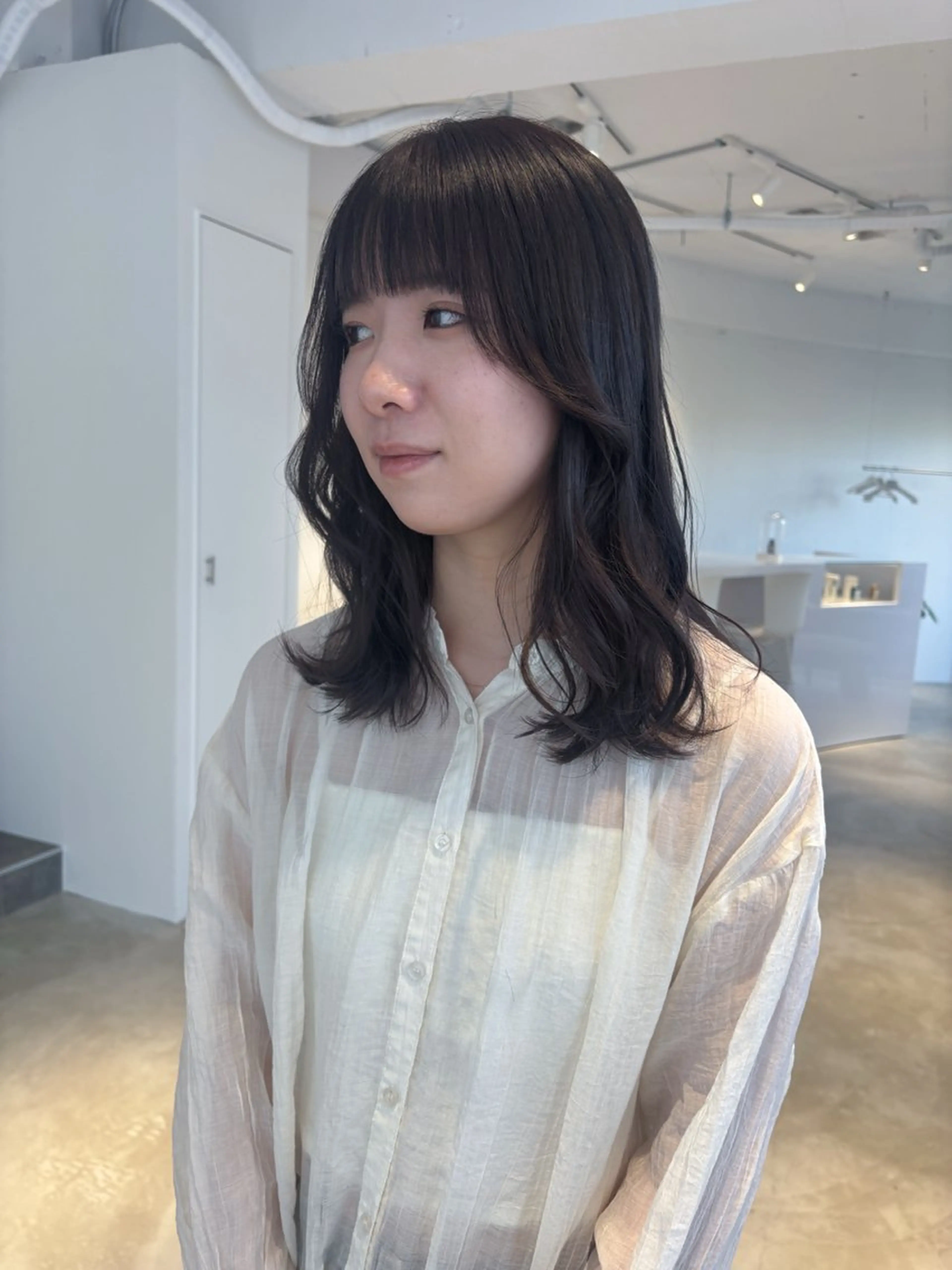 ミディアム カット ヘアカラー 薬院浄水通/ショート /ボブ/rukaのヘアスタイル