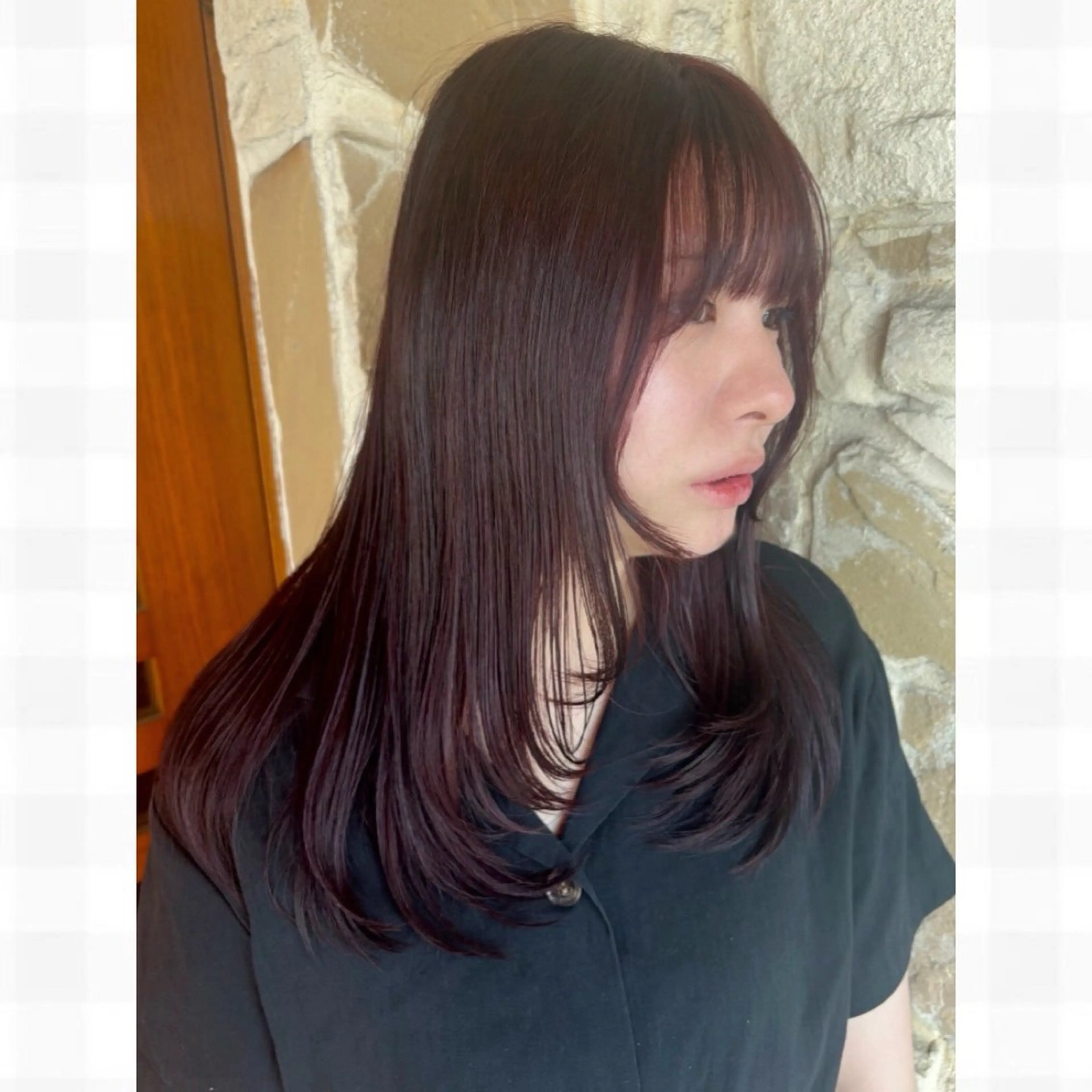 ロング カラー ブリーチ ラベンダーカラー ブリーチなしカラー ピンクカラー ピンクラベンダー 🫧梶 杏里紗🫧のヘアスタイル