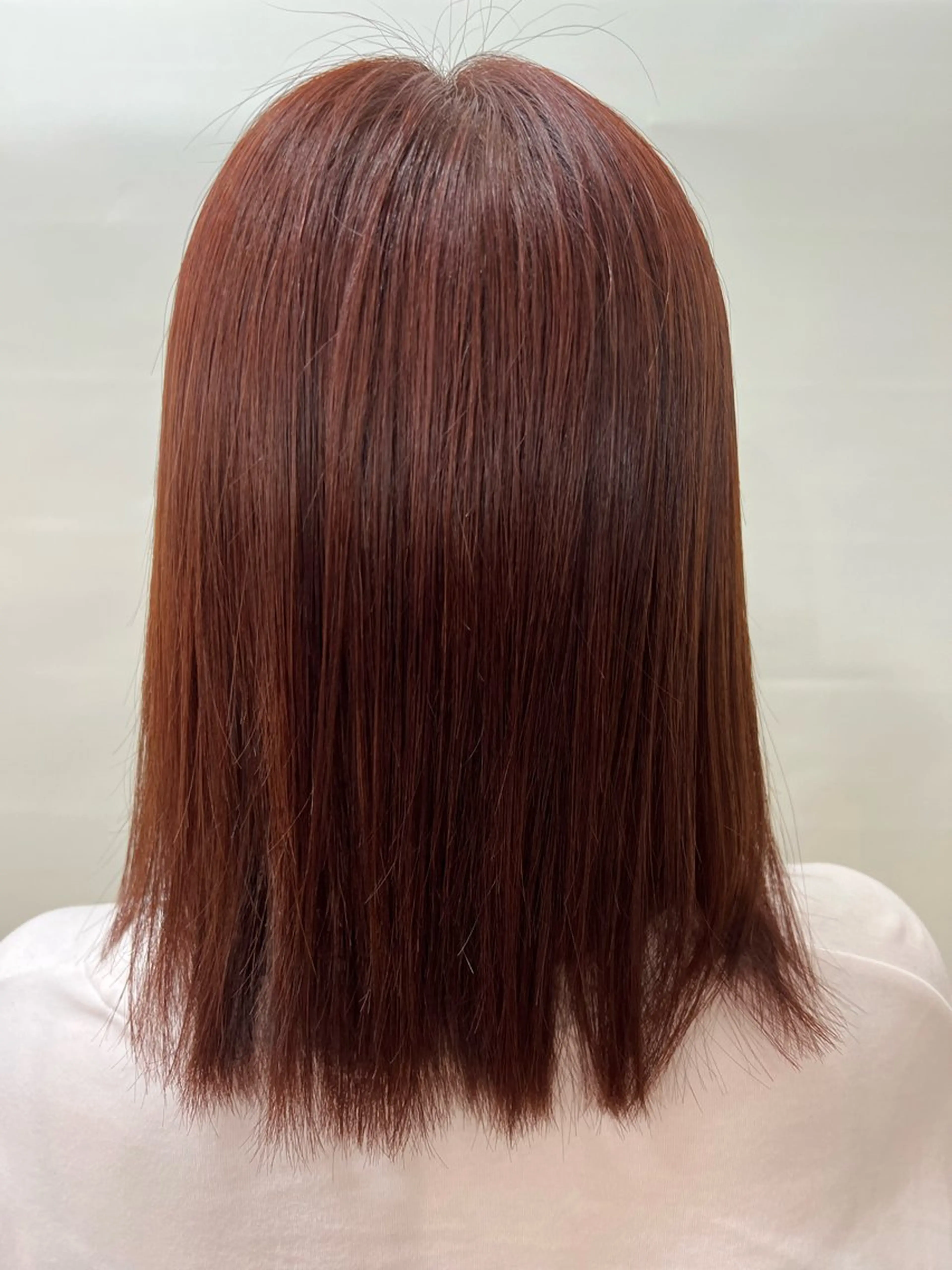 ミディアム カラー オレンジ オレンジピンク ピンクカラー グランアージュ池袋東口店所属・大塚 春翔のヘアスタイル