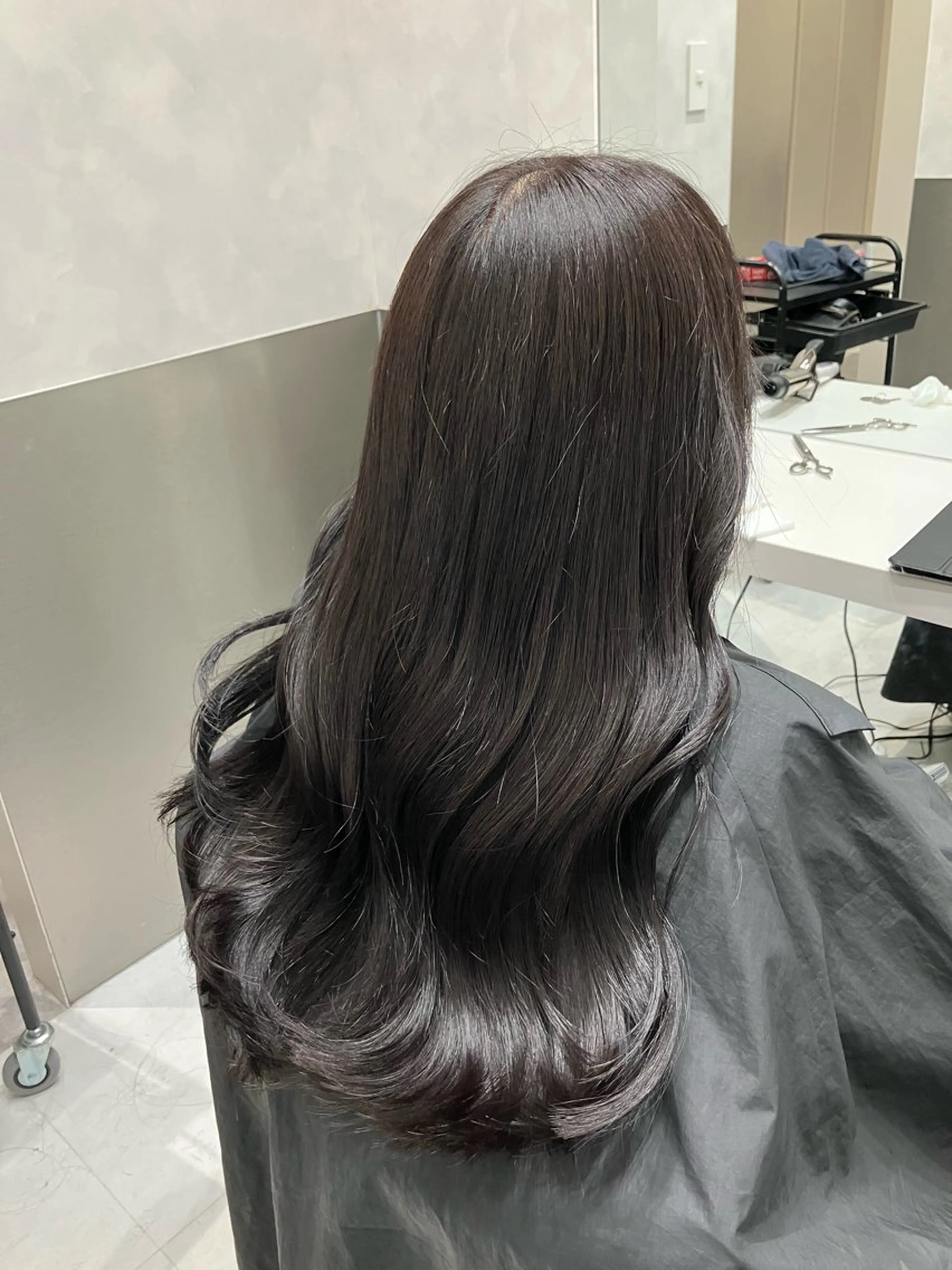 ロング カラー カット ヘアカラー トリートメント GO TODAY SHAIRE SALON原宿vita店舗所属・🩷完全マンツーマン 💖ASAHIのヘアスタイル