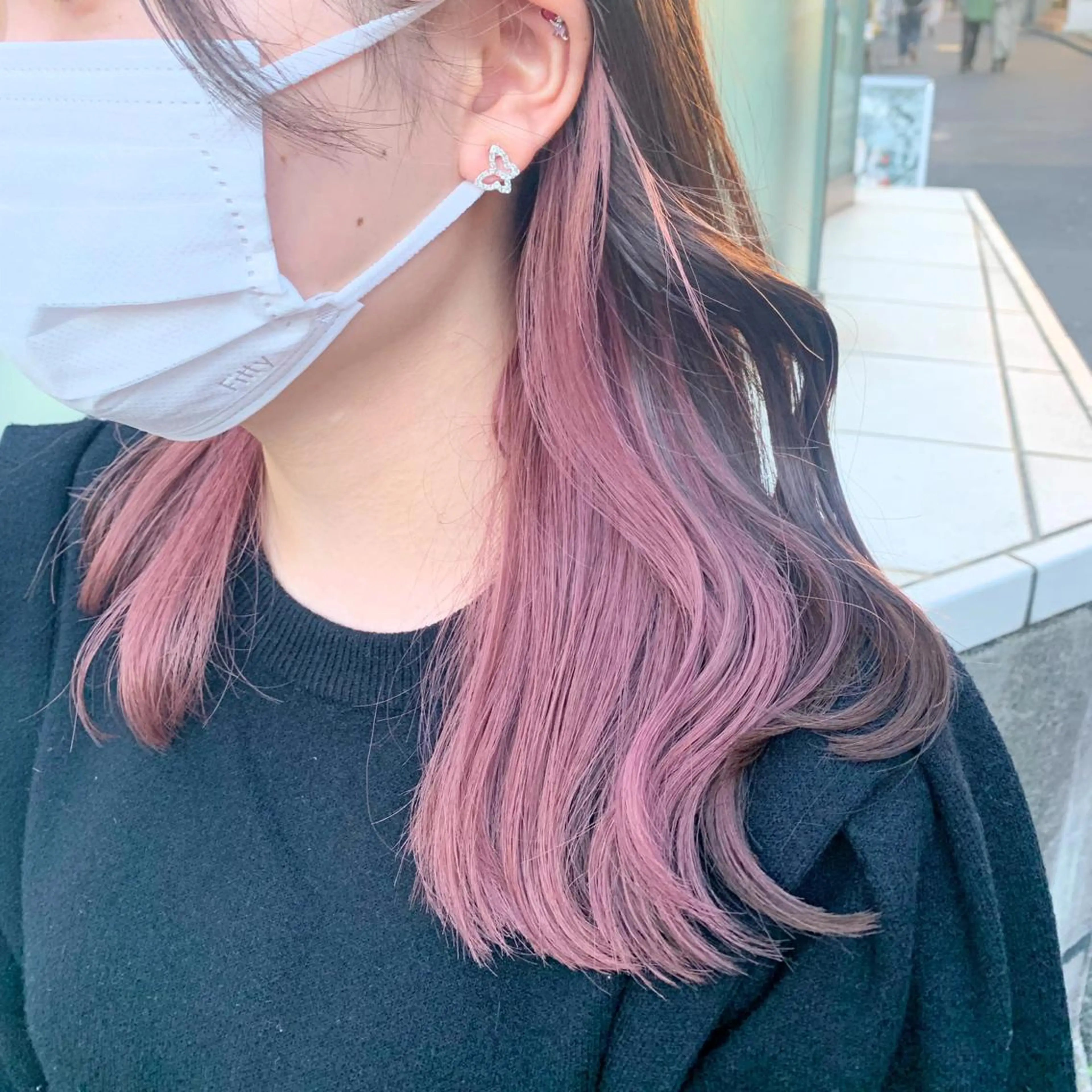 セミロング カラー ヘアカラー トリートメント 色落ちまで可愛い 透明感🔅KANTAのヘアスタイル