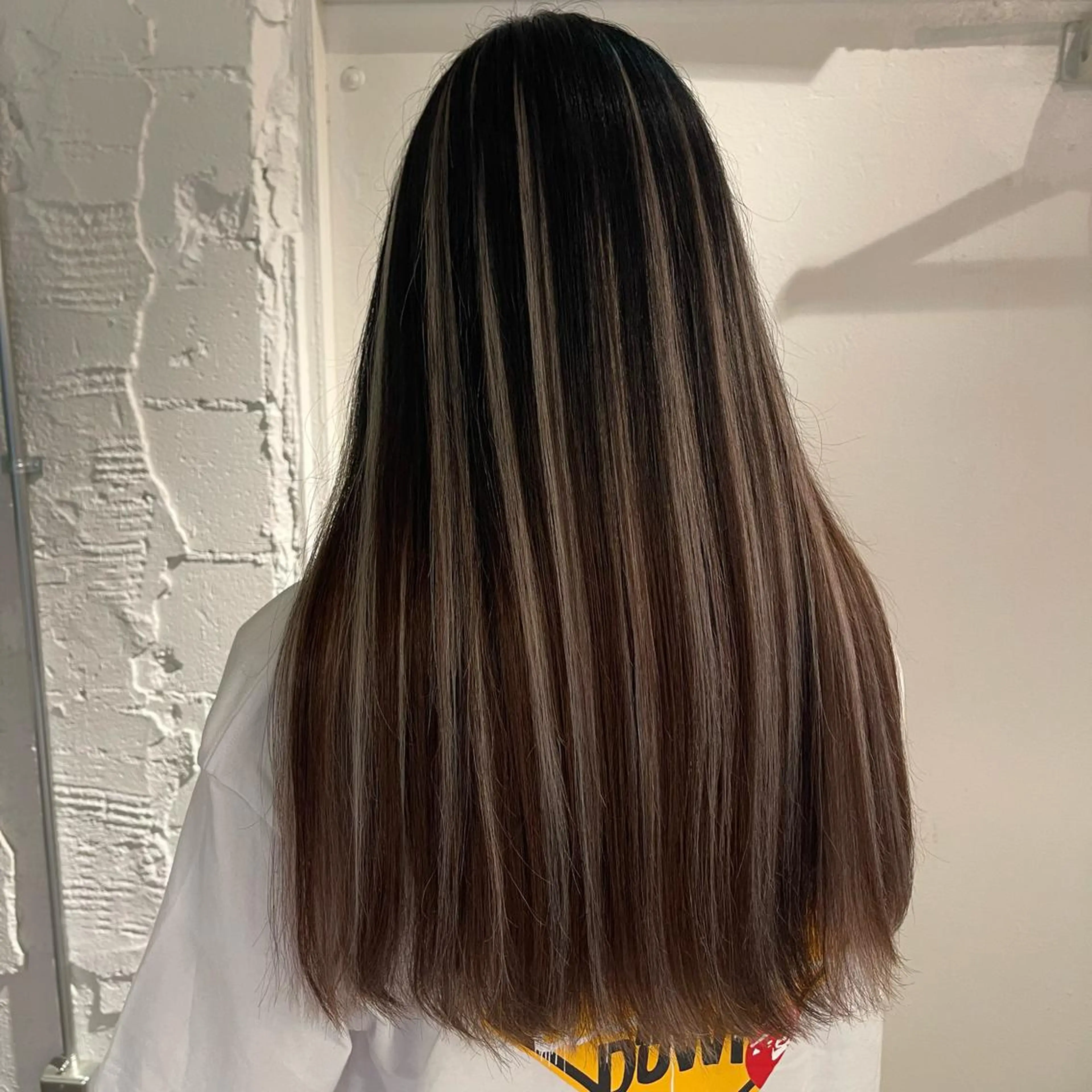 ロング カラー エクステ lunty miichiのヘアスタイル