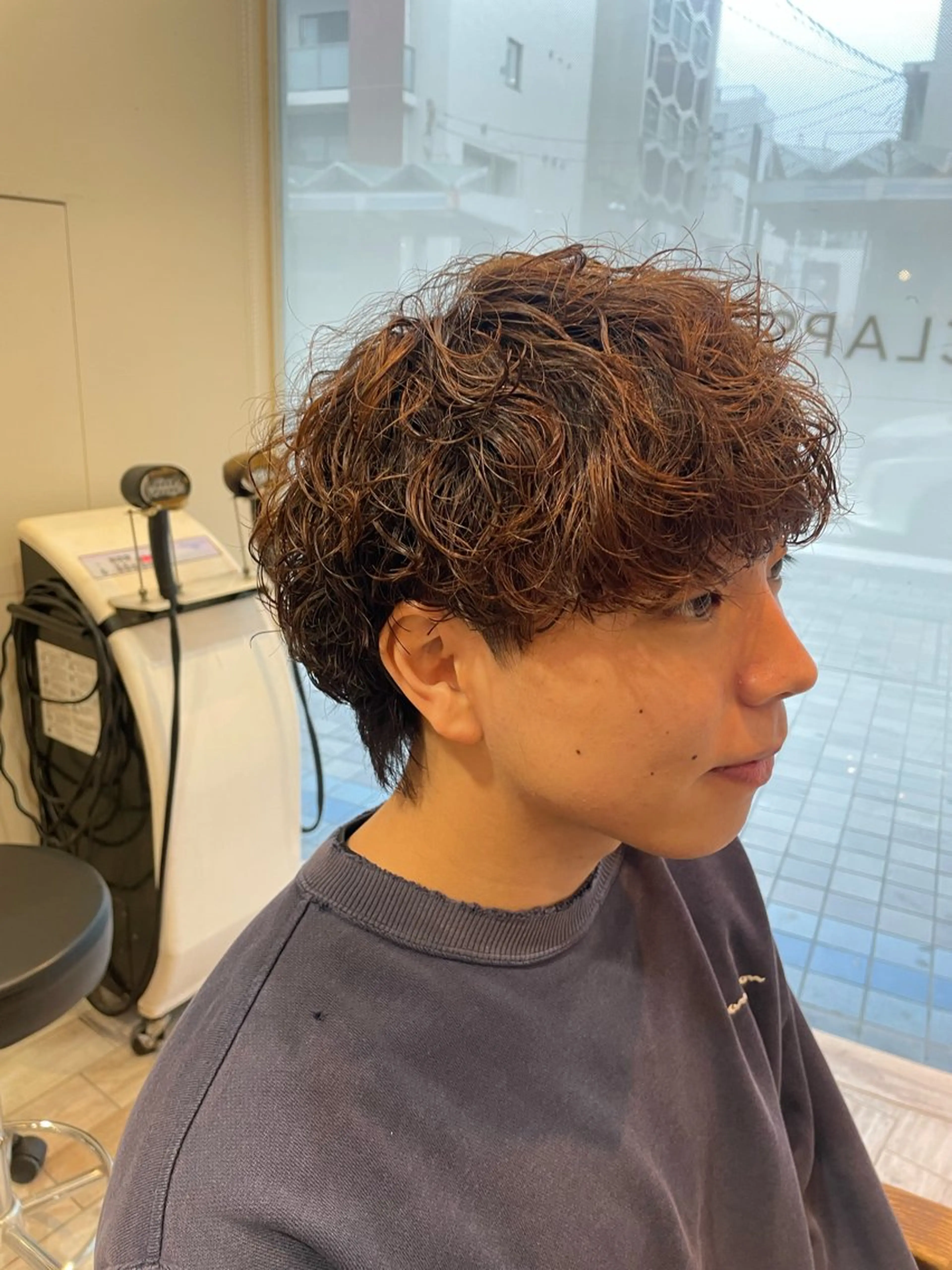 ショート パーマ メンズ カット パーマ パーマ/フェード🔥 佐々木波人のヘアスタイル