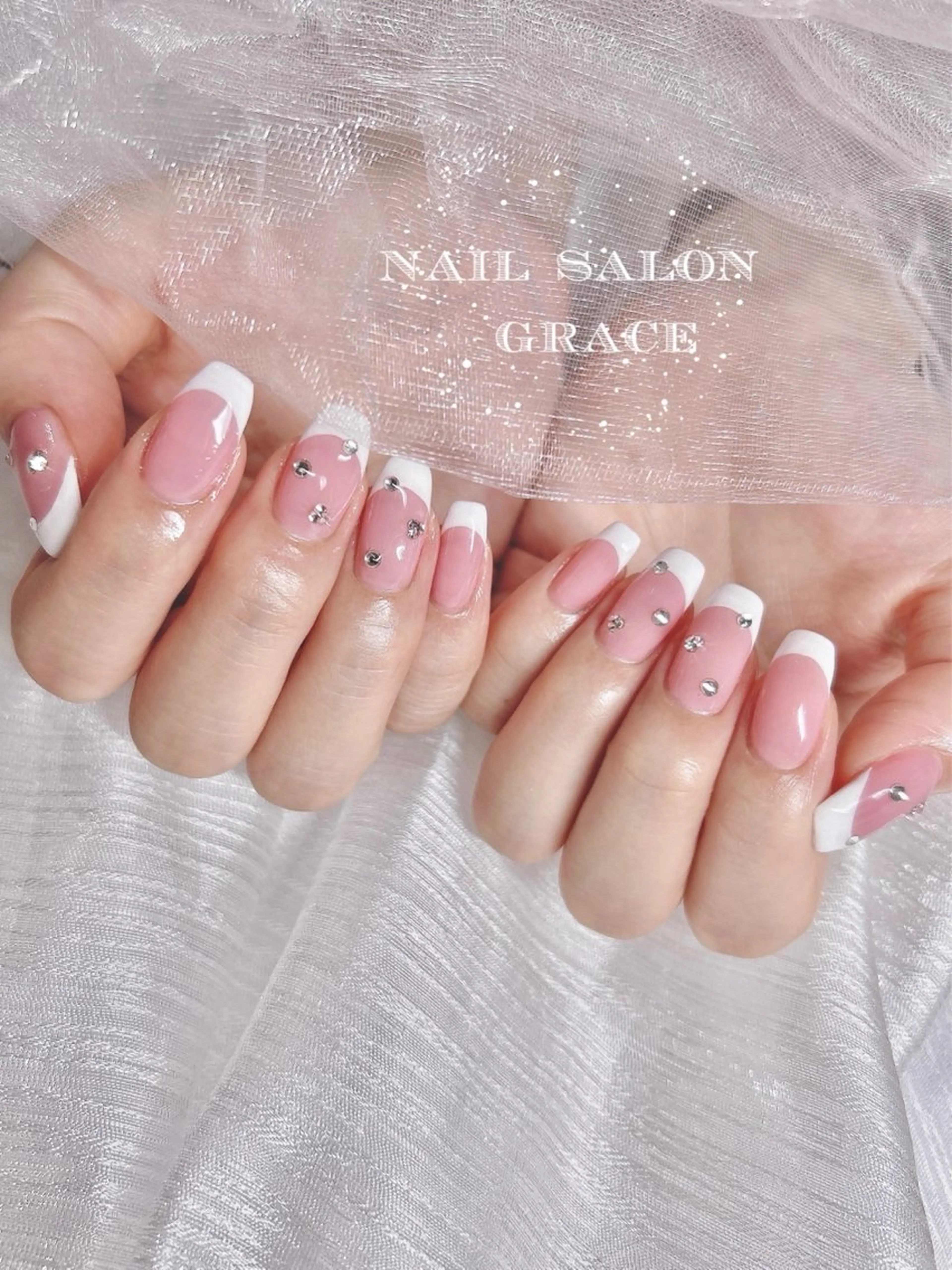 ネイル フレンチネイル ハンドネイル nailsalon GRACE所属・GRACE nailのネイルデザイン