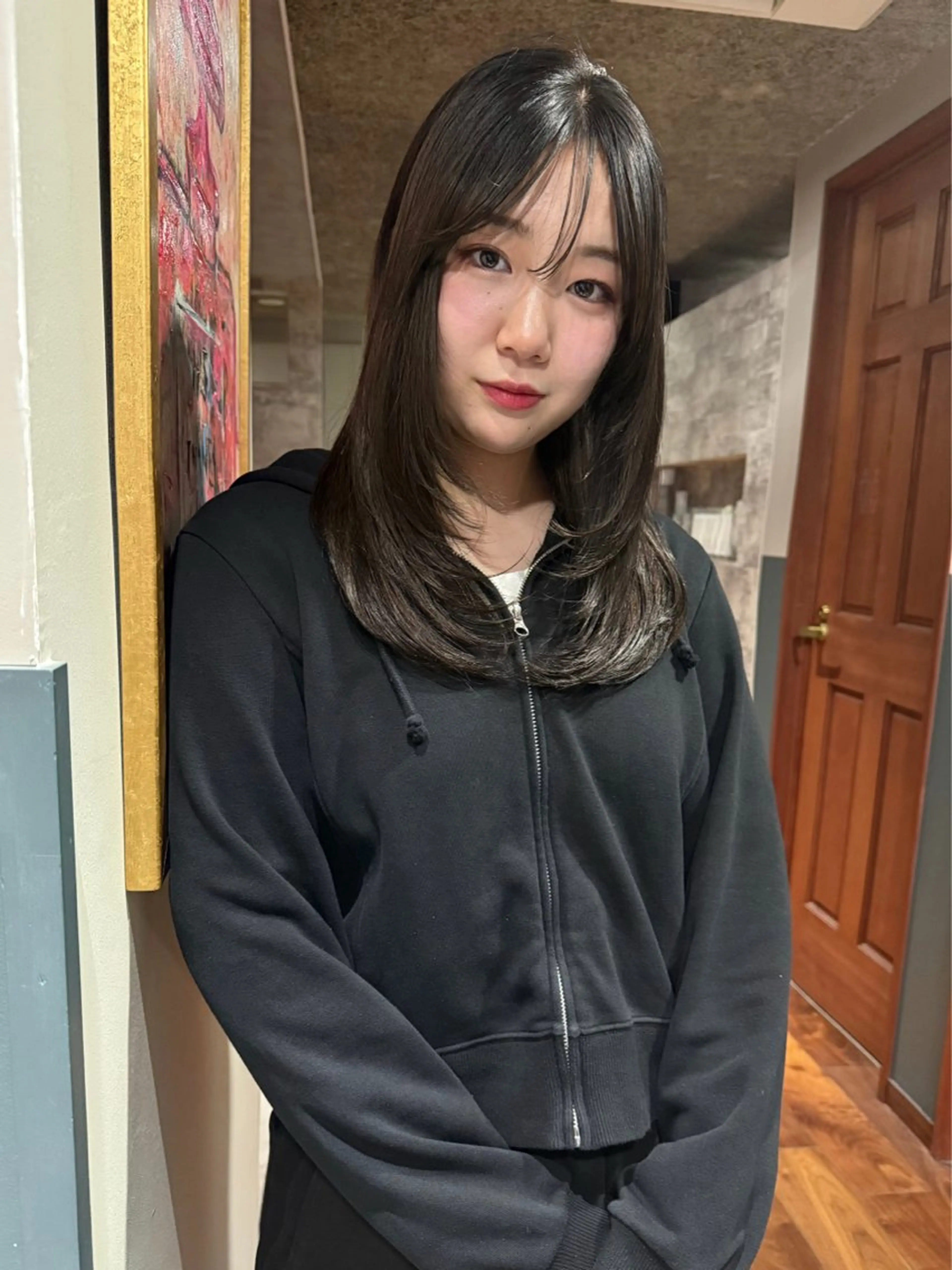 ミディアム カラー カット トリートメント mai / linoah˚✧のヘアスタイル