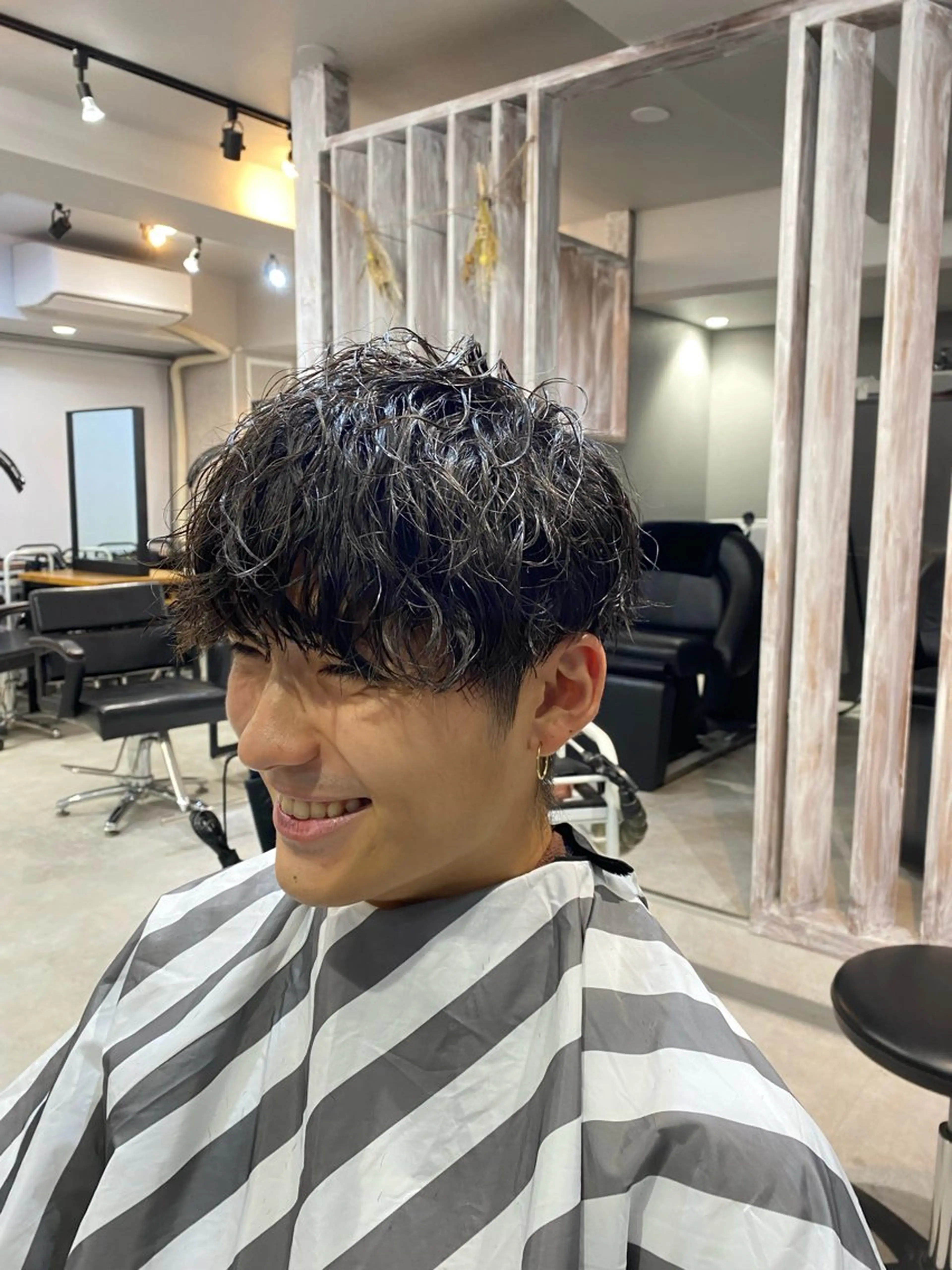 ショート パーマ メンズ メンズパーマ スパイラルパーマ 🐉『メンズ美容師』 吉田龍星🐉のヘアスタイル
