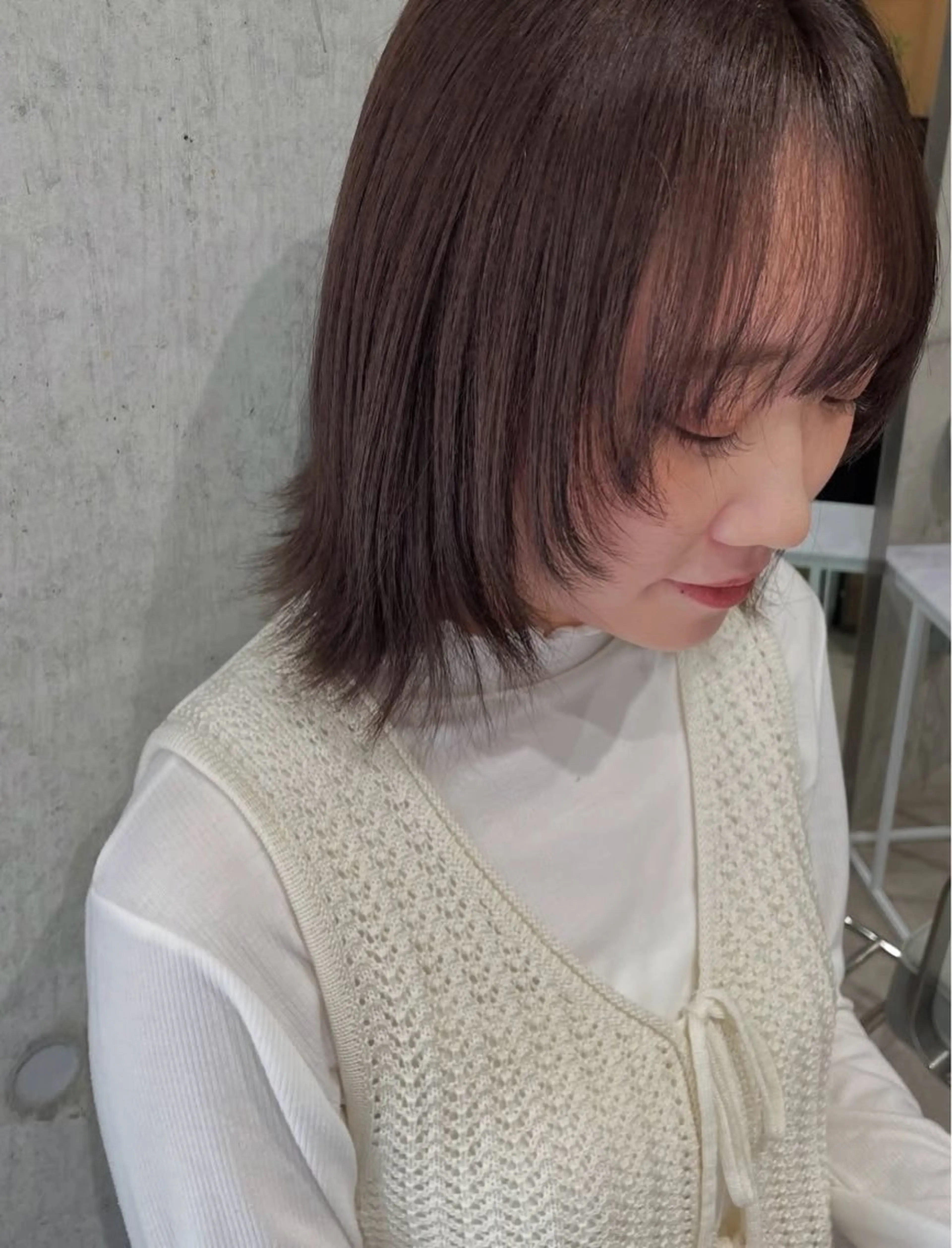 前髪＋顔まわりカット（スタイリング込み）1100円の写真