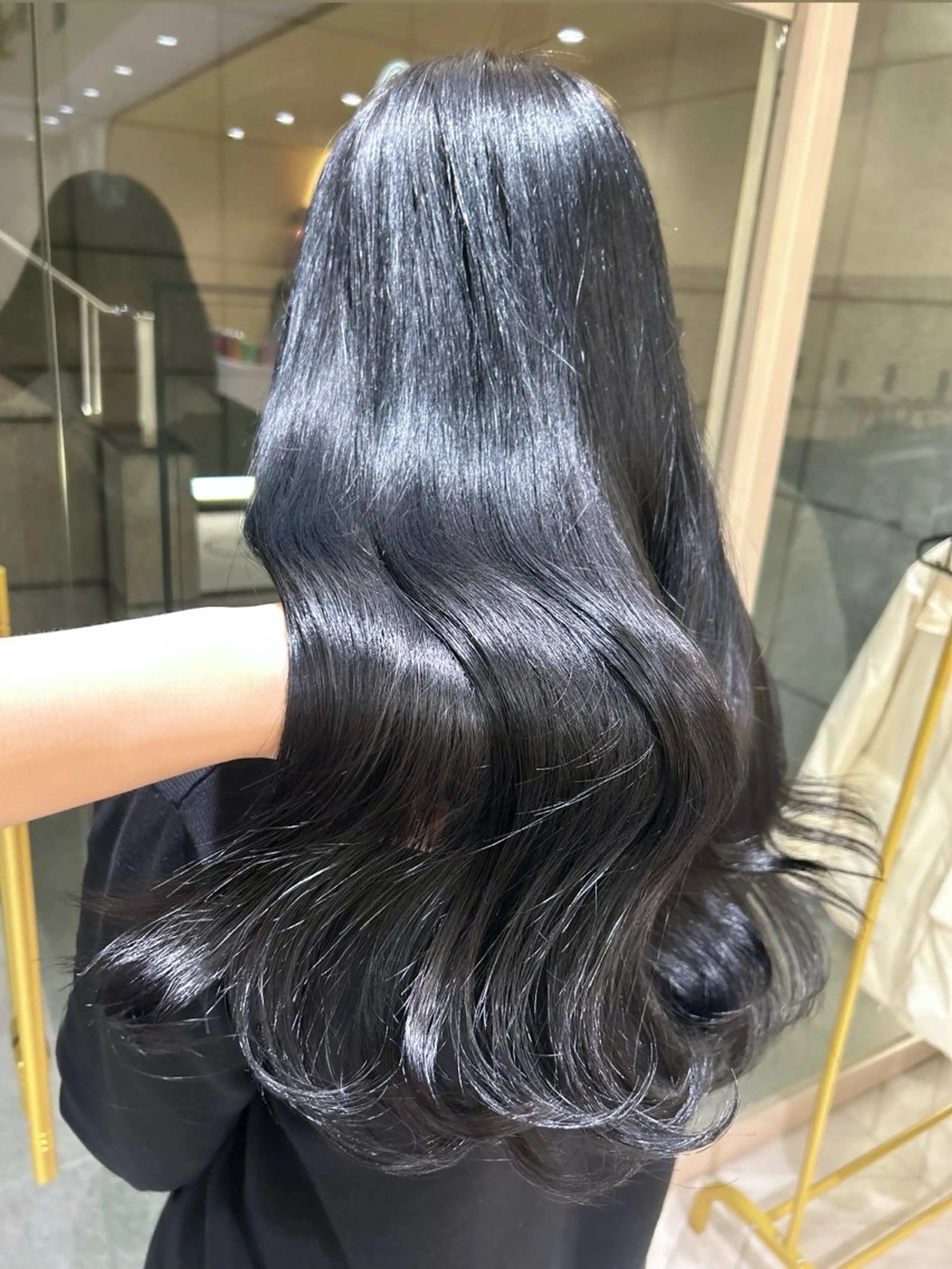 ロング カラー ヘアカラー トリートメント 🇰🇷韓国スタイル /束間まつげ🎀ミキのヘアスタイル