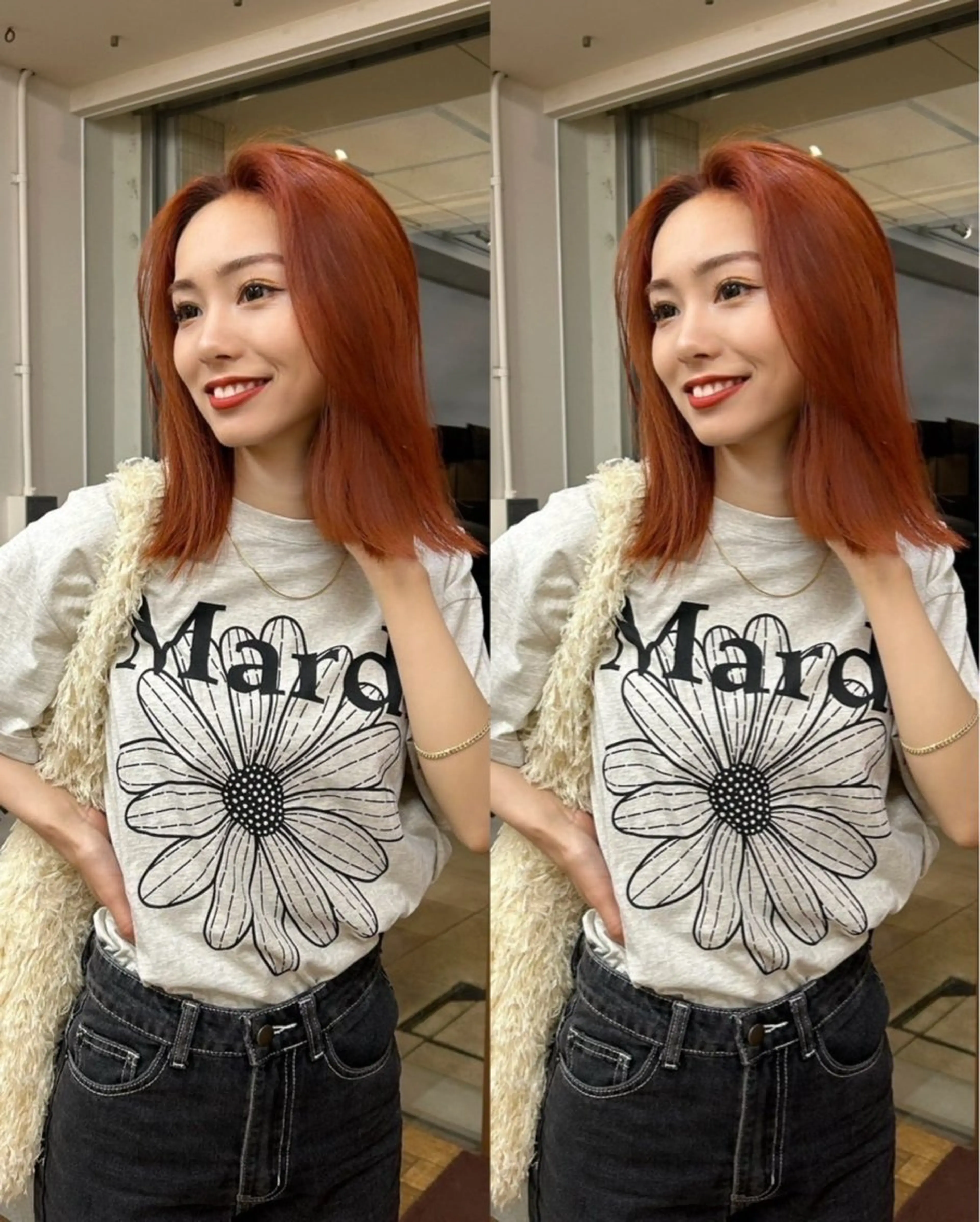 ミディアム ヘアカラー siro所属・siro meruのヘアスタイル