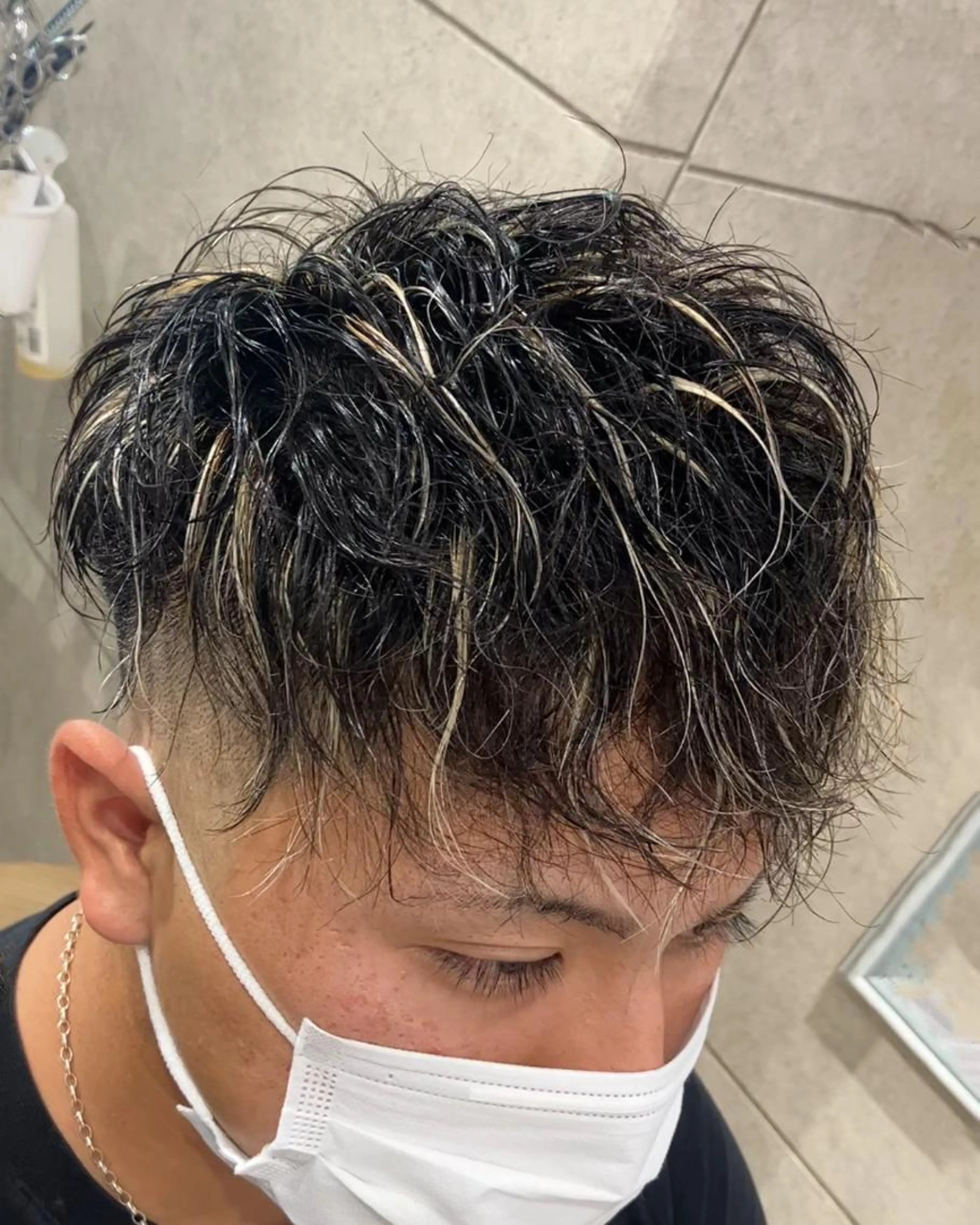 🔹カット＋メッシュ（抜きっぱなし）の写真