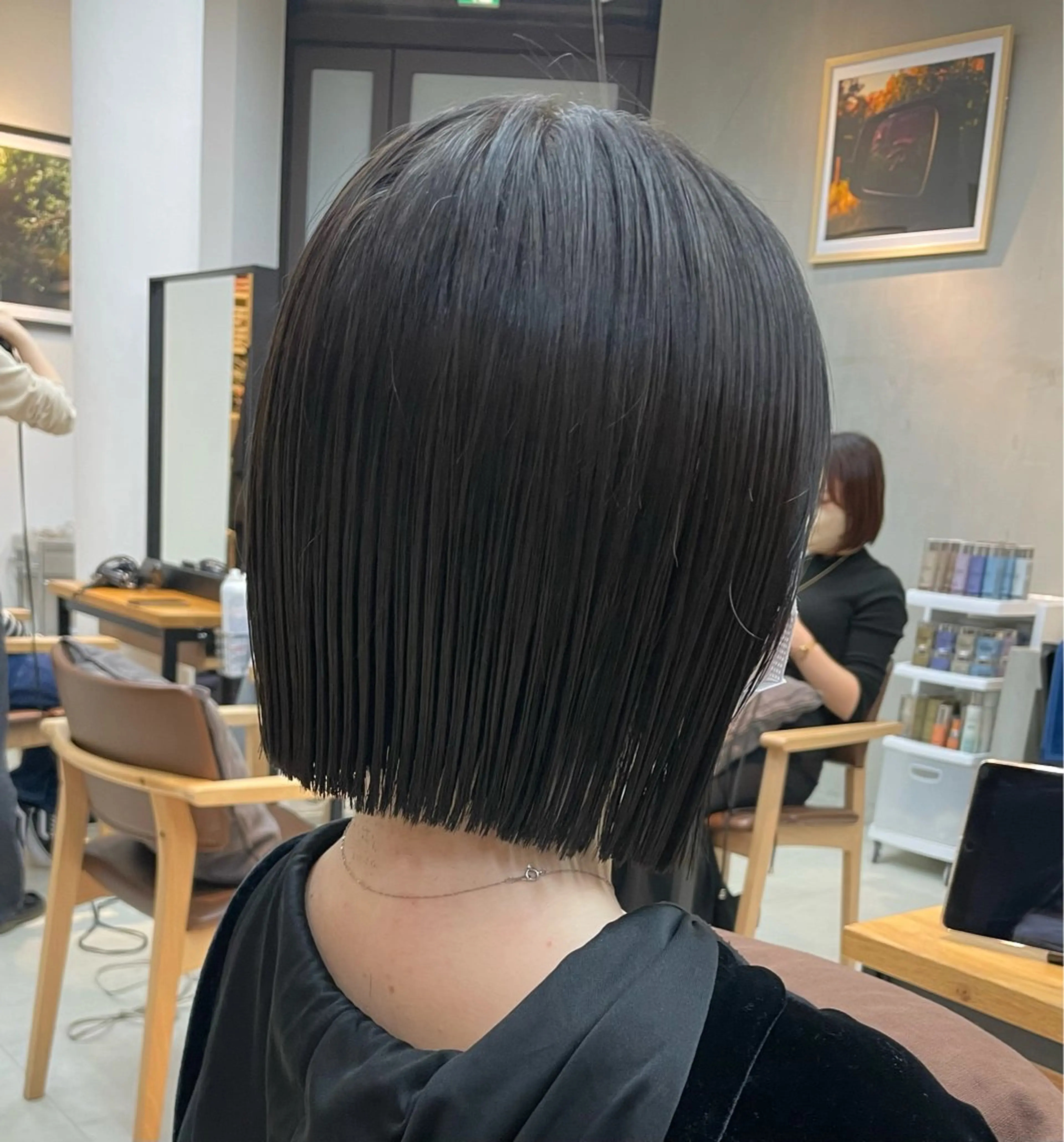 ショート カラー ボブ カット ヘアカラー トリートメント ボブ/ショート/ shinのヘアスタイル