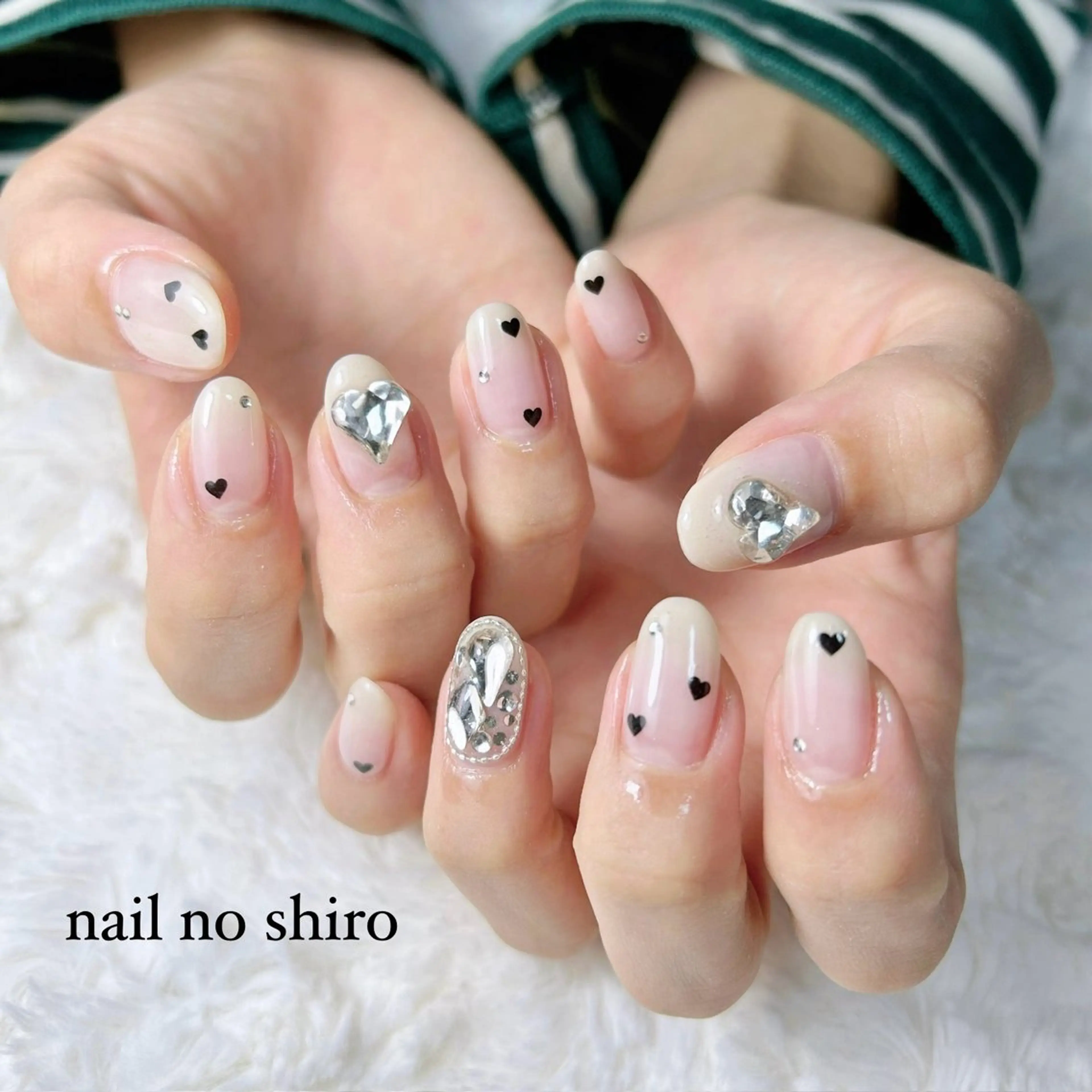 ネイル ハート ハンドネイル nail no shiro/耳つぼのその他イメージ