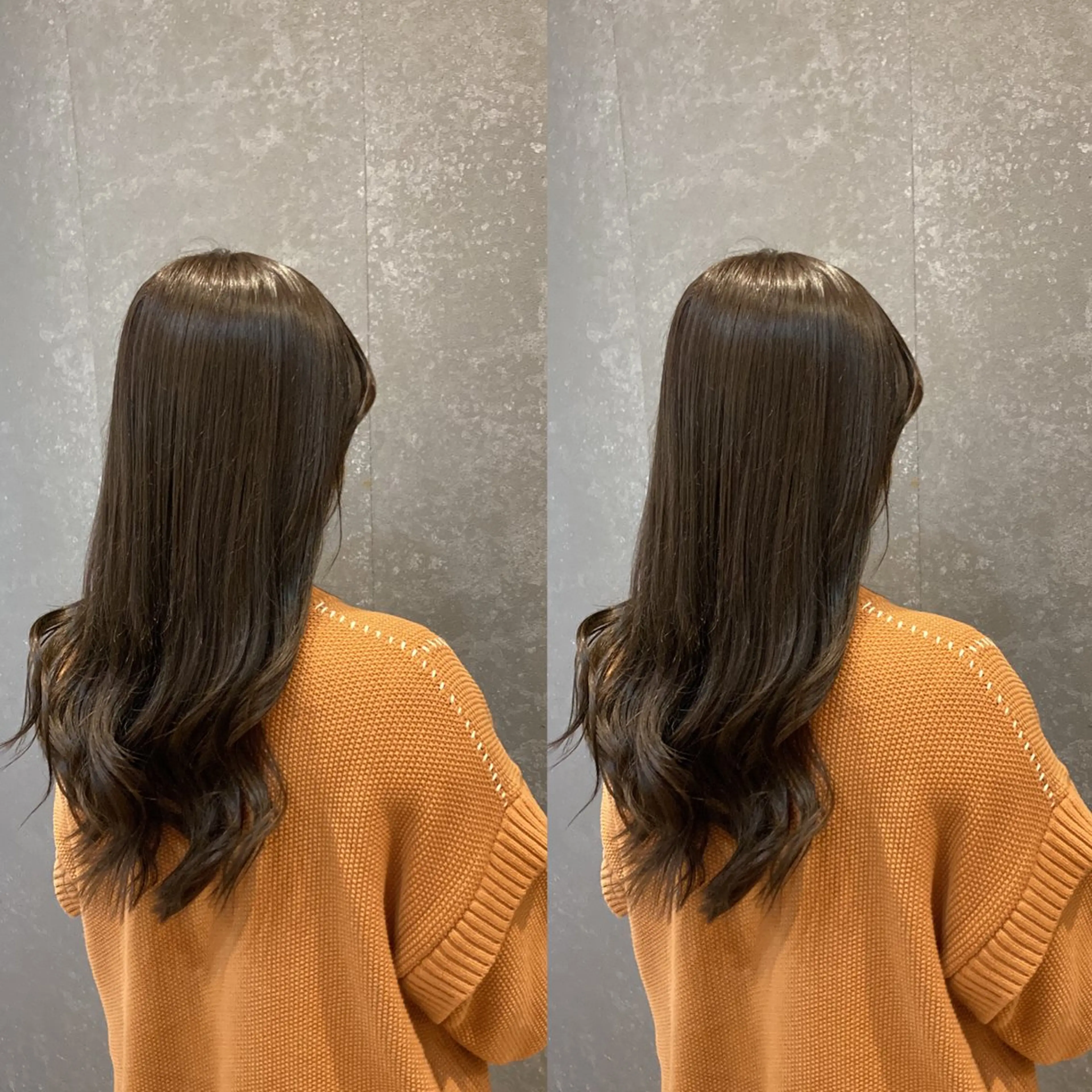 ロング カラー ブラウンカラー schon所属・み うのヘアスタイル