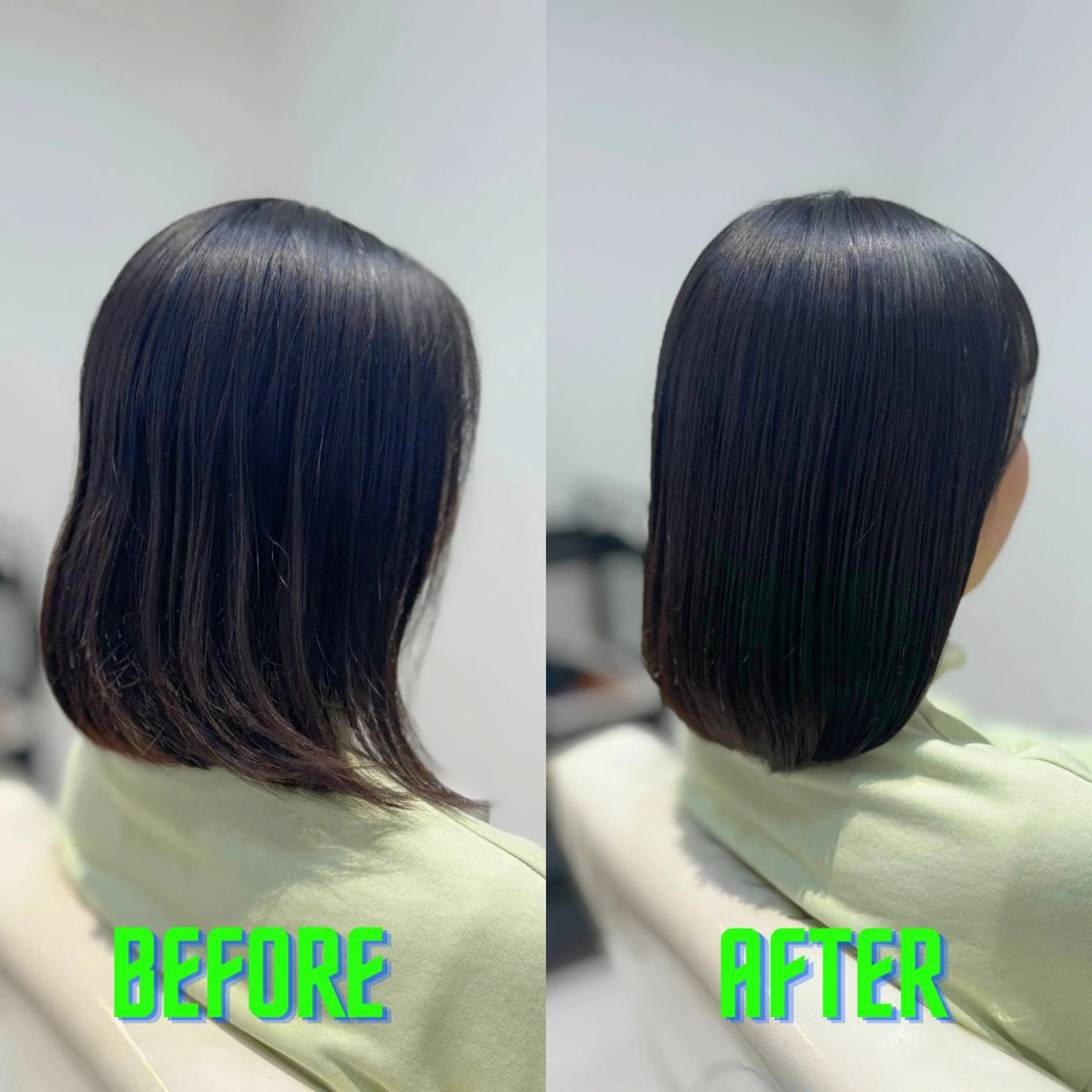 ミディアム カット トリートメント YASU🍎ピンク/ 赤系カラー/髪質改善のヘアスタイル