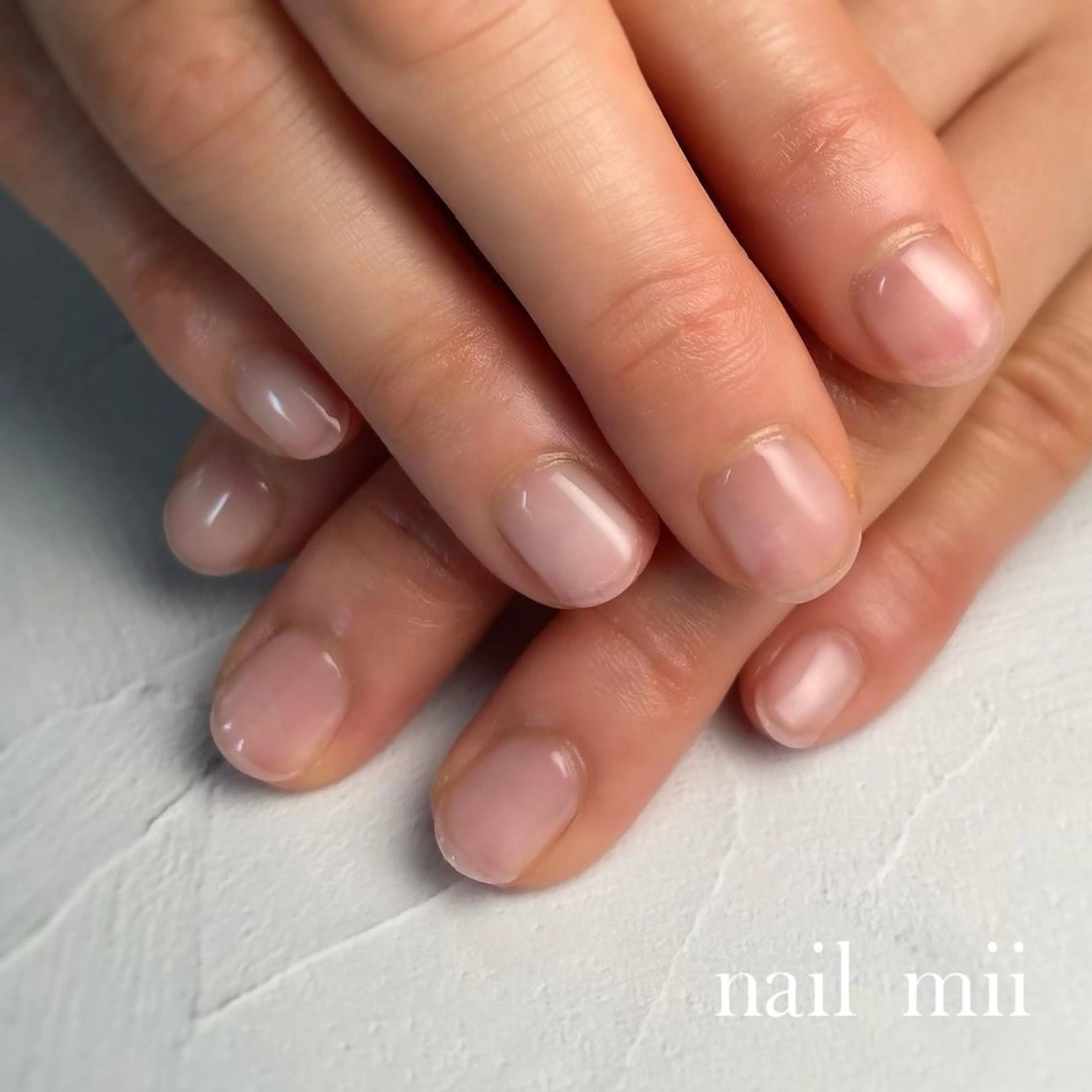 ネイル クリアネイル ジェルネイル nail mii HIROMIのネイルデザイン