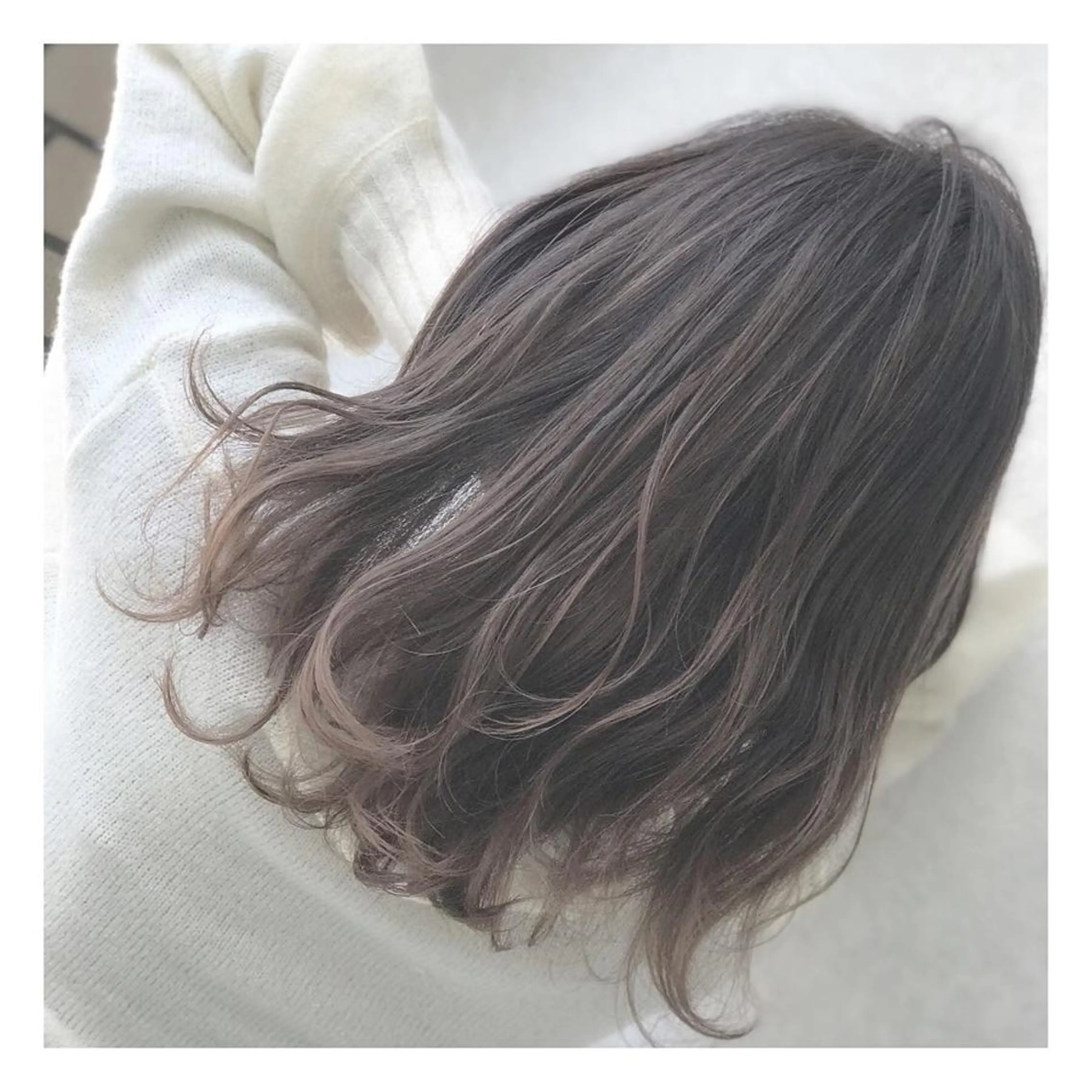 セミロング カラー ba-boo 広島のヘアスタイル