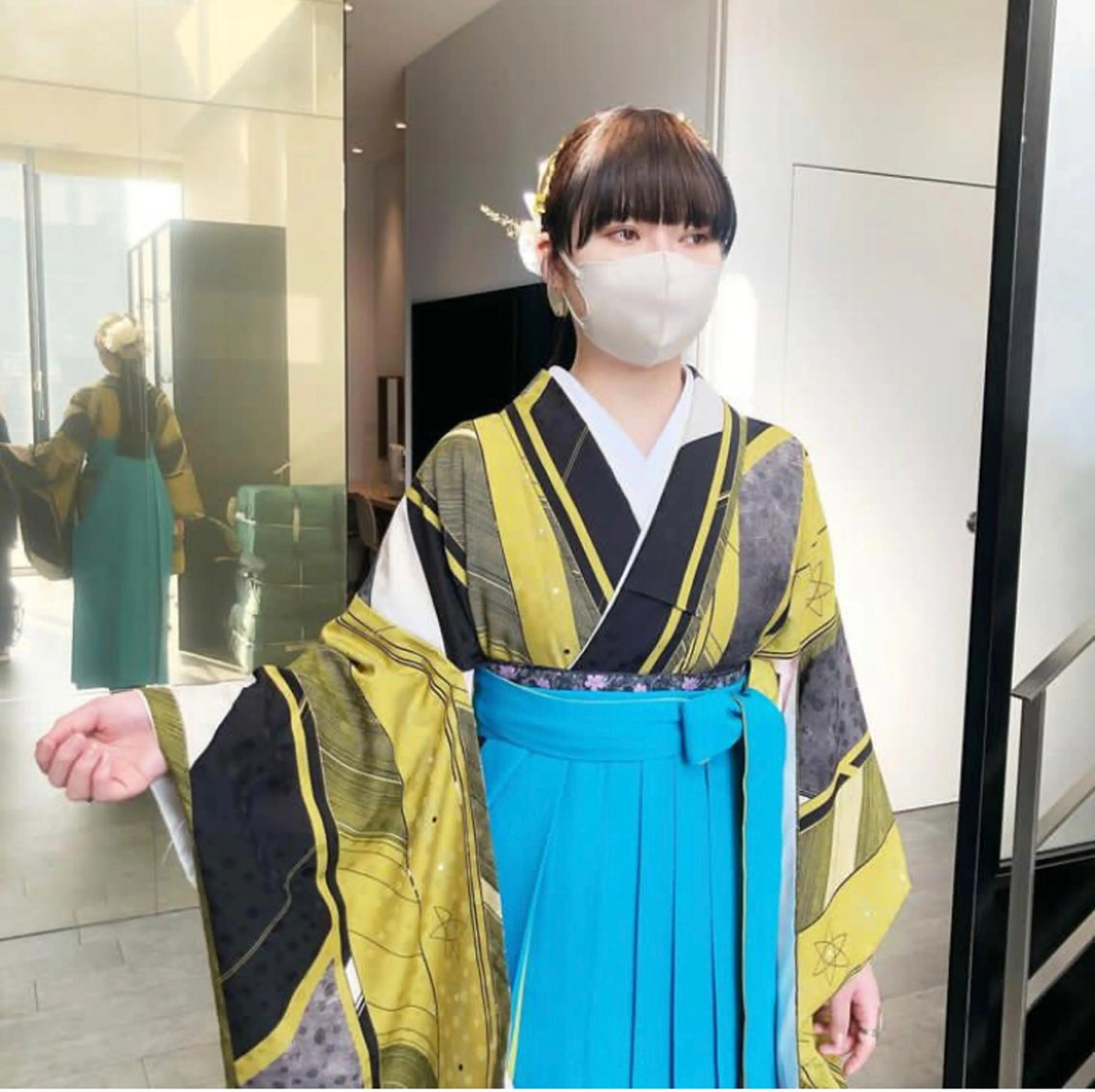 ロング カラー パーマ ヘアアレンジ メンズ キッズ 着物ヘア 子どものヘアアレンジ 卒業式のヘアスタイル 着付け GOTODAY SHAiRE SALON (原宿本店)所属・stylist 🎀 kanaのその他イメージ