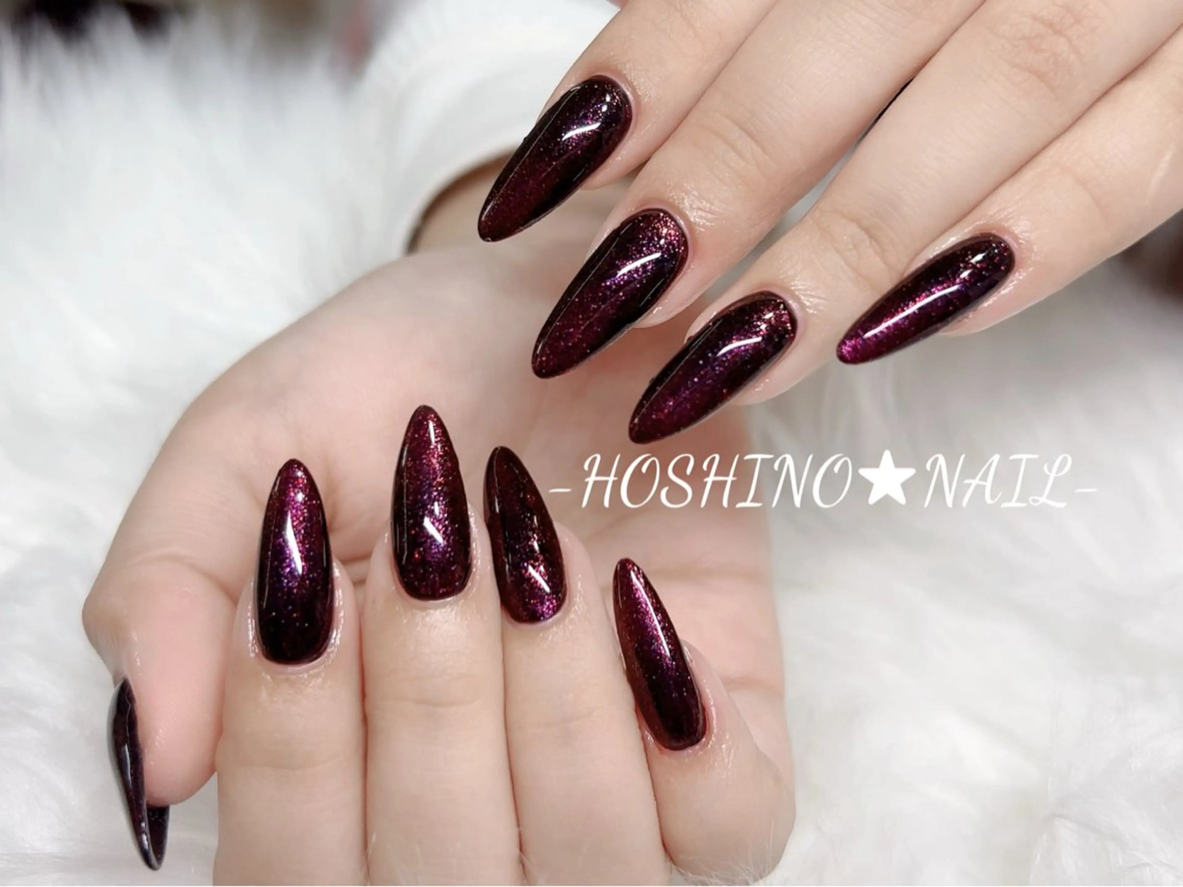 ネイル オーロラネイル チークネイル ドット フットネイル フレンチネイル ハンドネイル ★HOSHINO NAIL★新宿店のネイルデザイン
