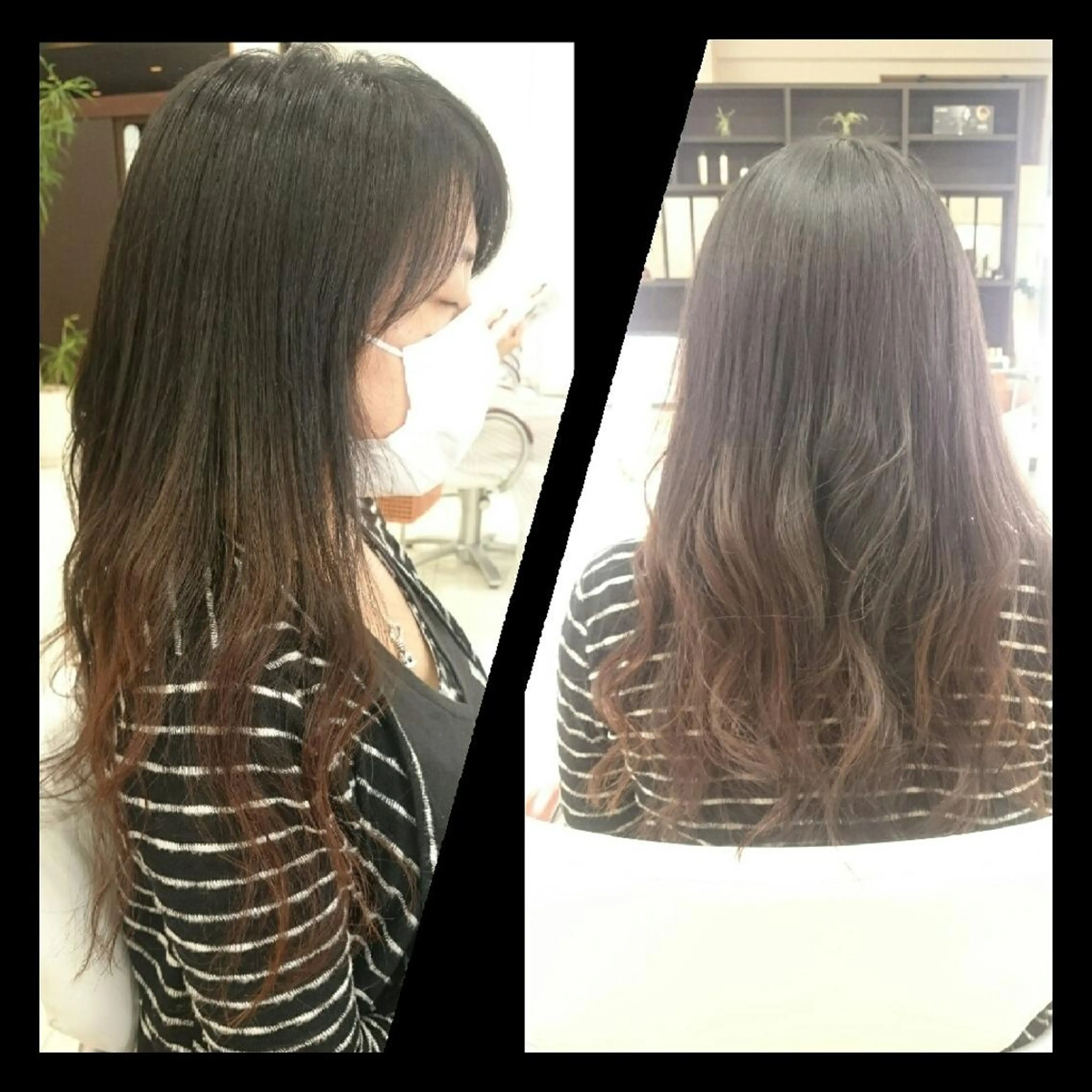 ロング ロング キンジョウ エナミのヘアスタイル