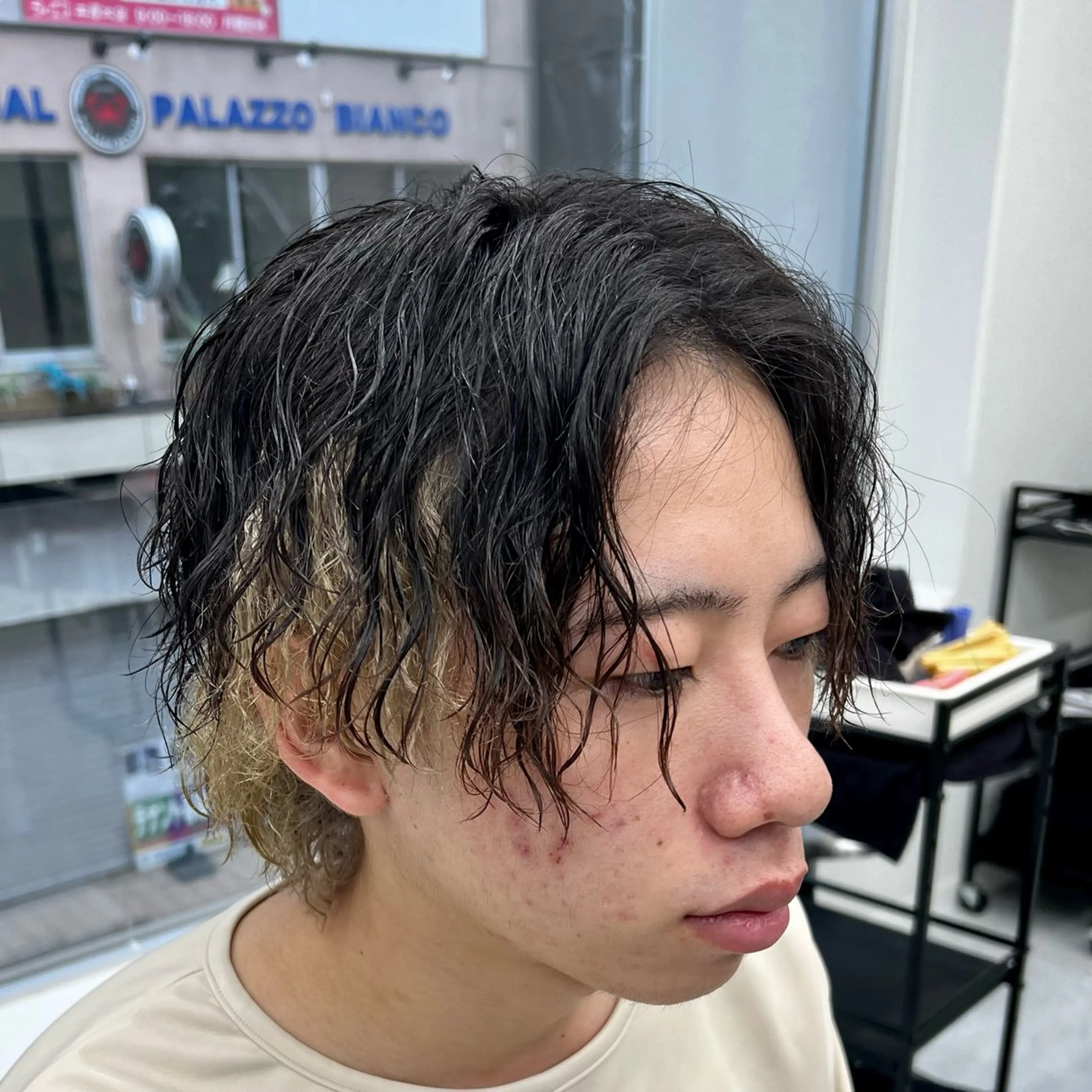 ショート パーマ メンズ カット パーマ メンズカット/波巻き TAKUMAのヘアスタイル