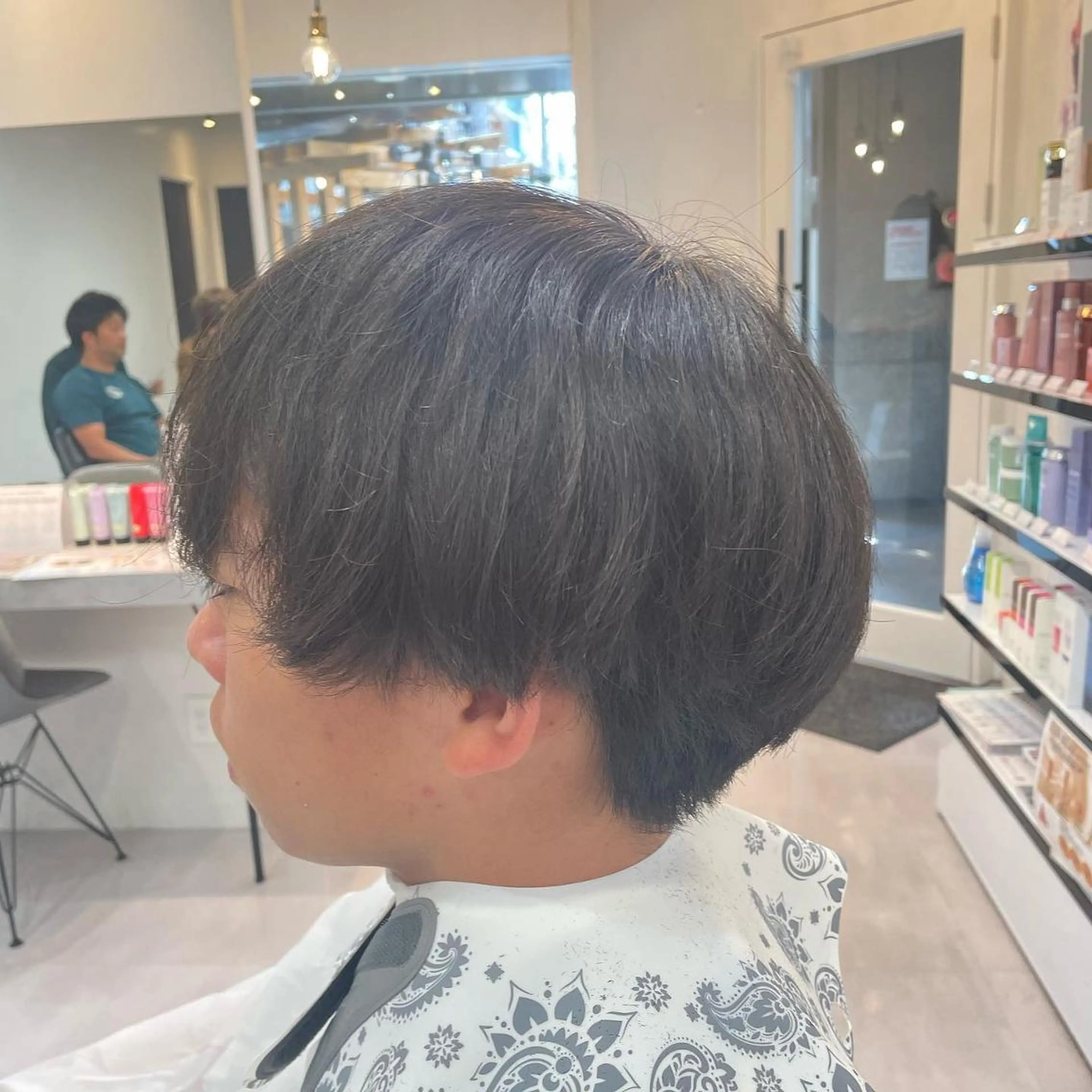 ショート 髪質改善× ハイライト溝江のヘアスタイル