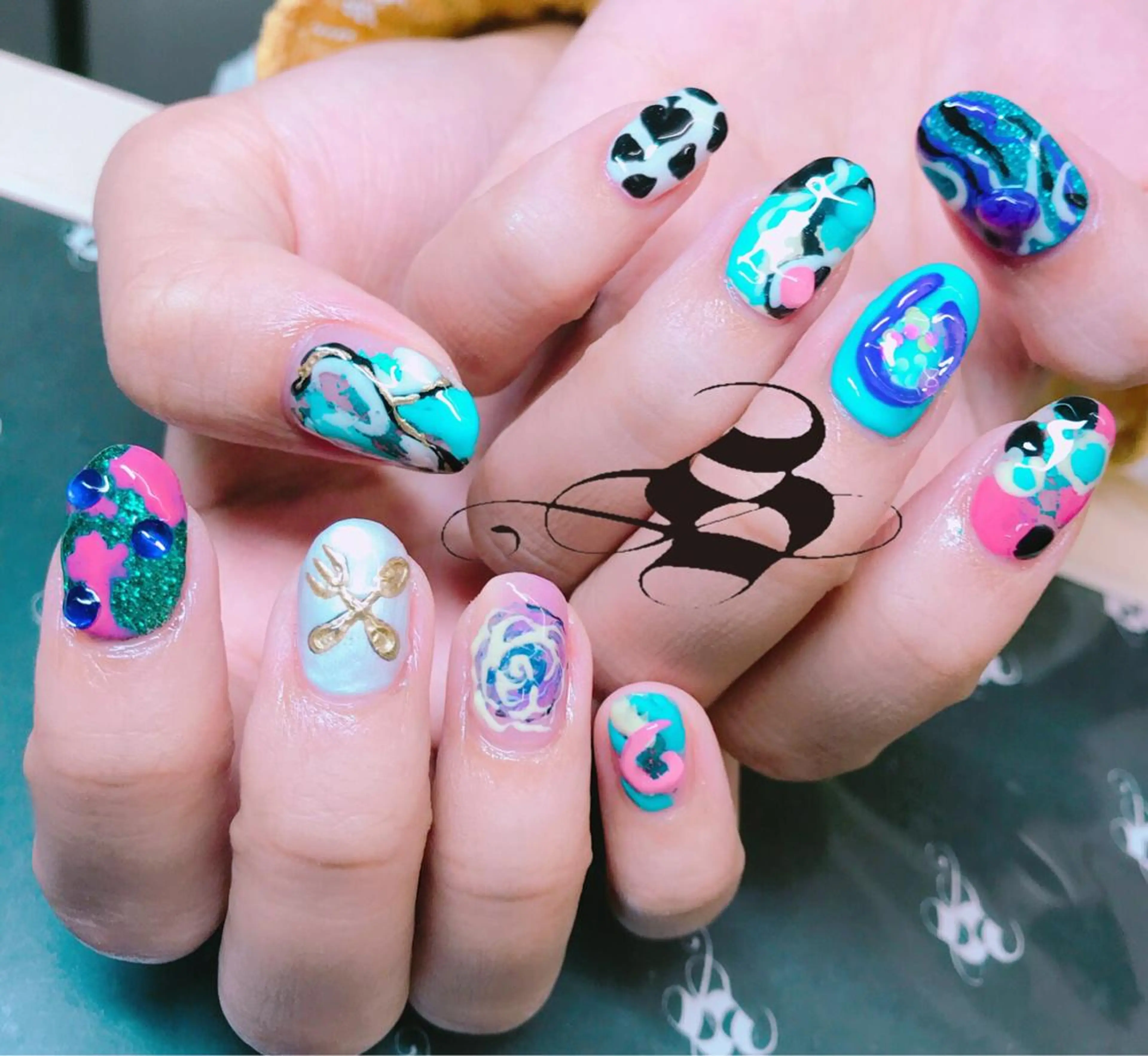 ネイル 長さ出し メンズネイル 持ち込み スカルプネイル ネイルチップ S&S 村田小百合のネイルデザイン