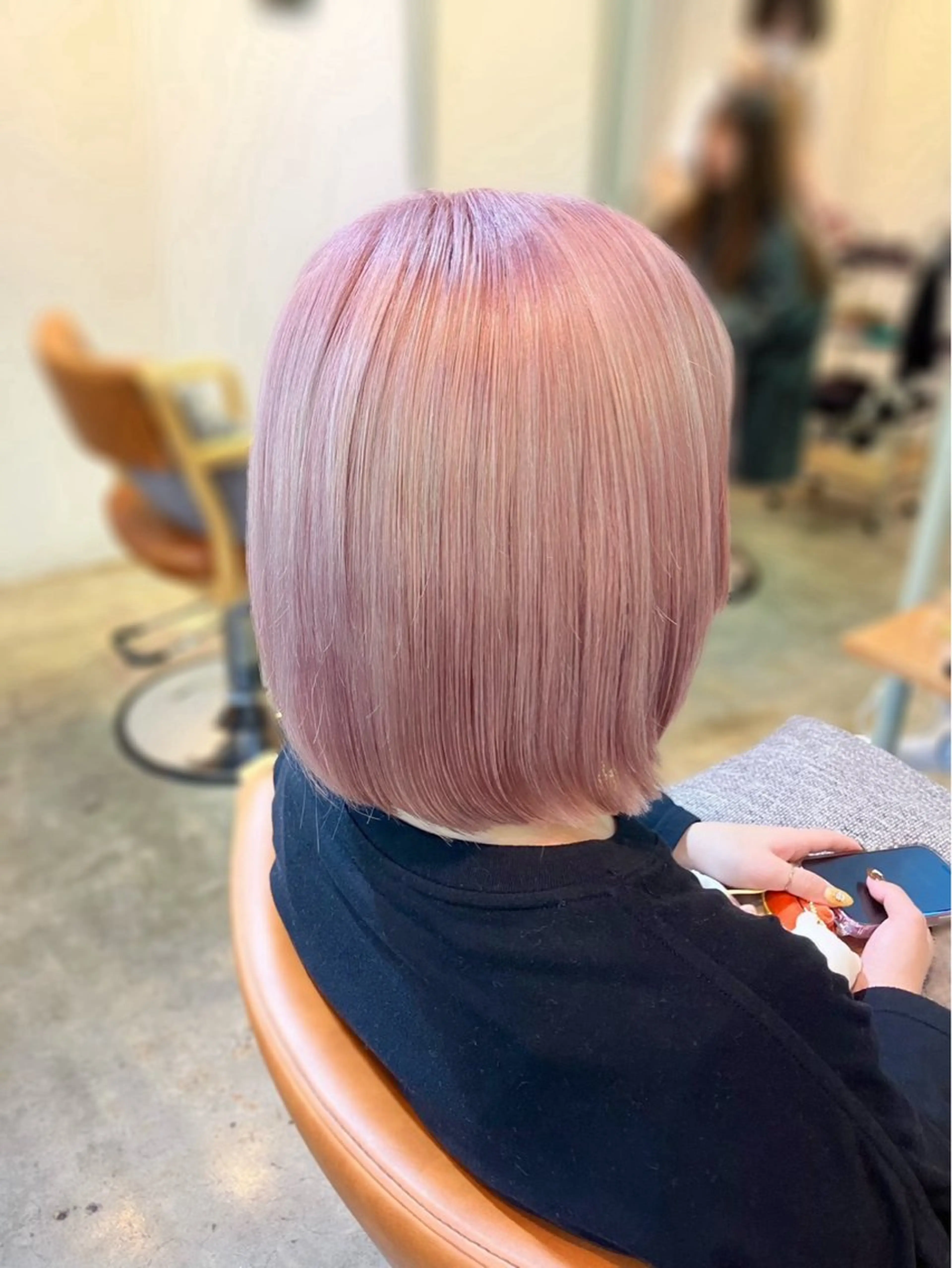 カラー ブリーチ 杉山 かなのヘアスタイル