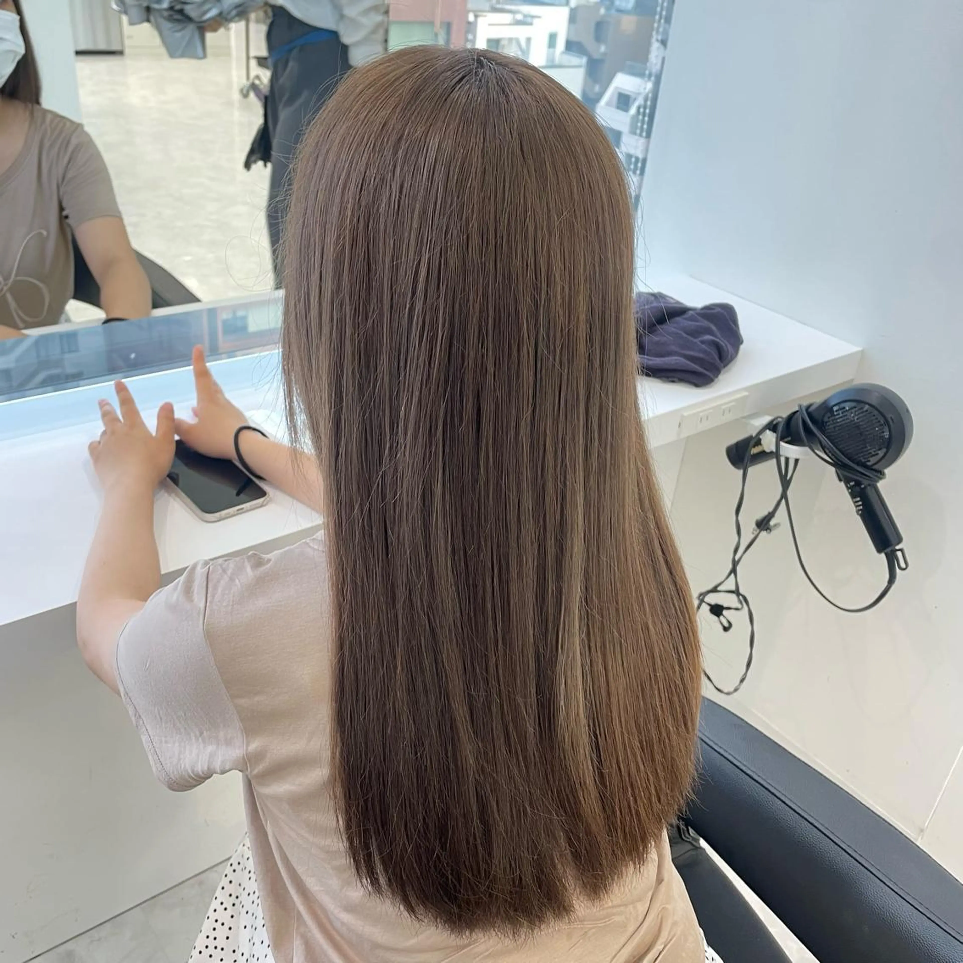 ミディアム 大人っぽ上品🤍韓国 レイヤー🤍ふうがのヘアスタイル