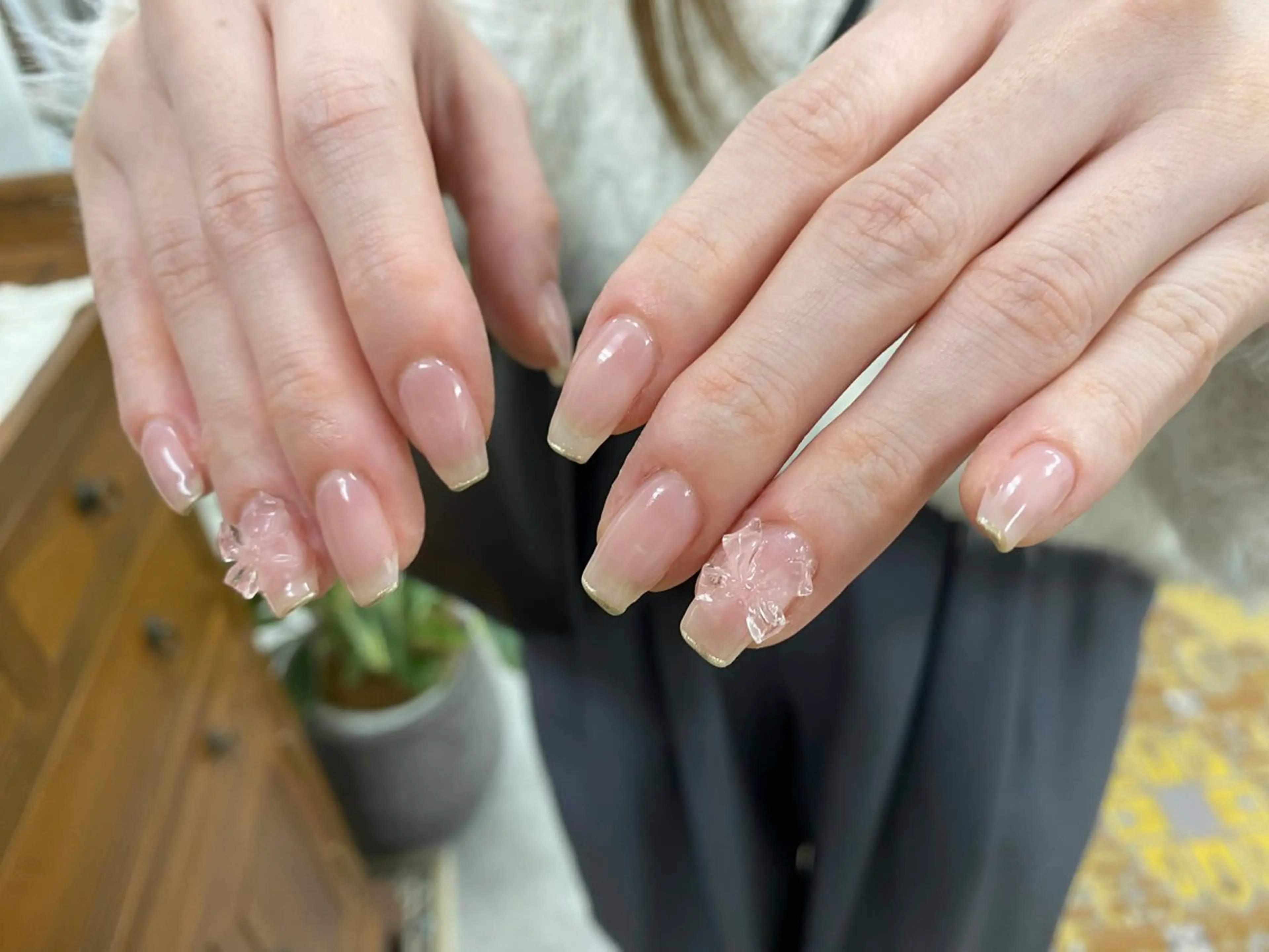 ショート ハンドネイル Lilas所属・パラジェル認定サロン 🥀【立川】ﾐｻﾄ.のネイルデザイン