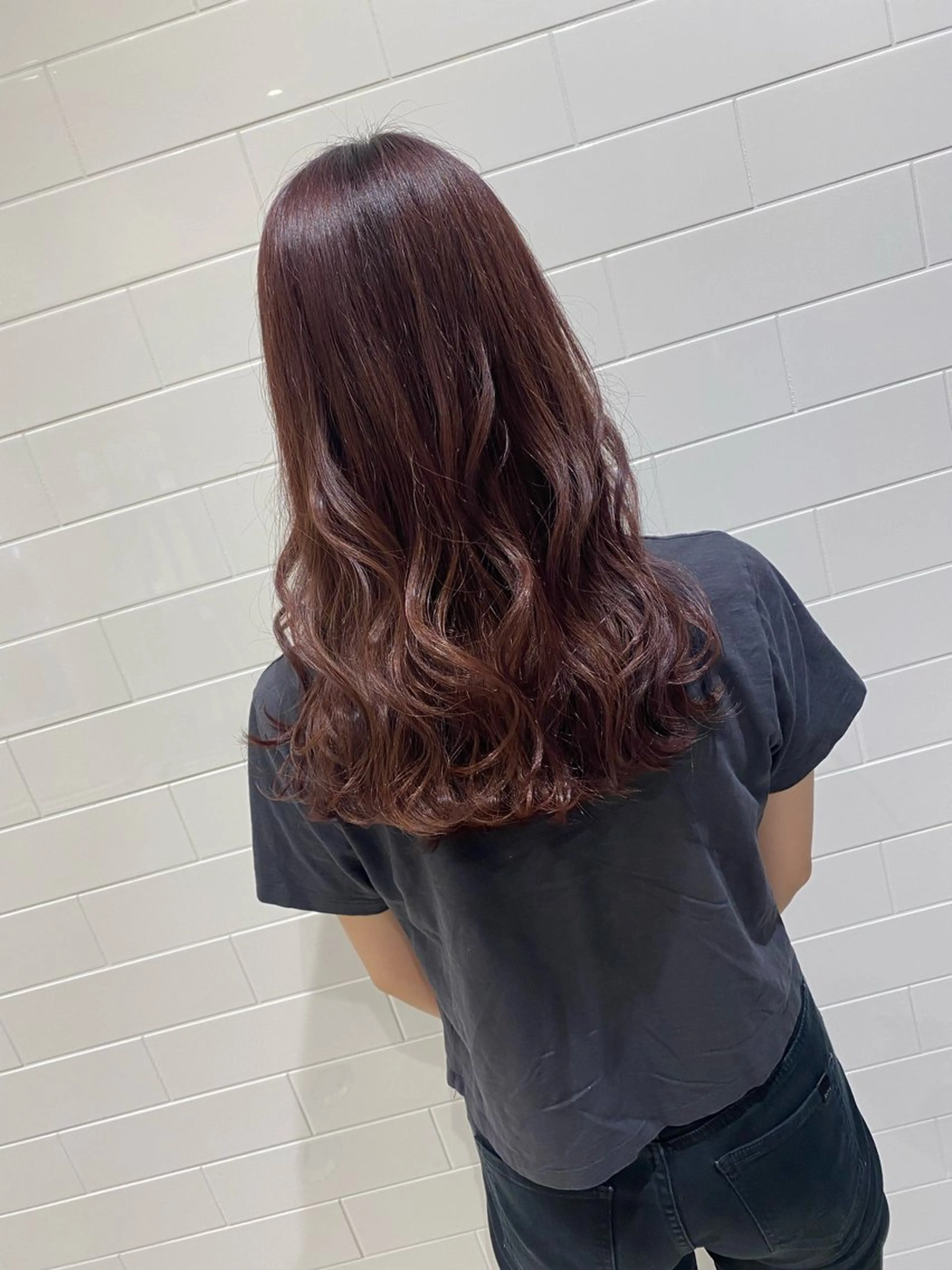 ロング カラー 藪田 幸紀のヘアスタイル