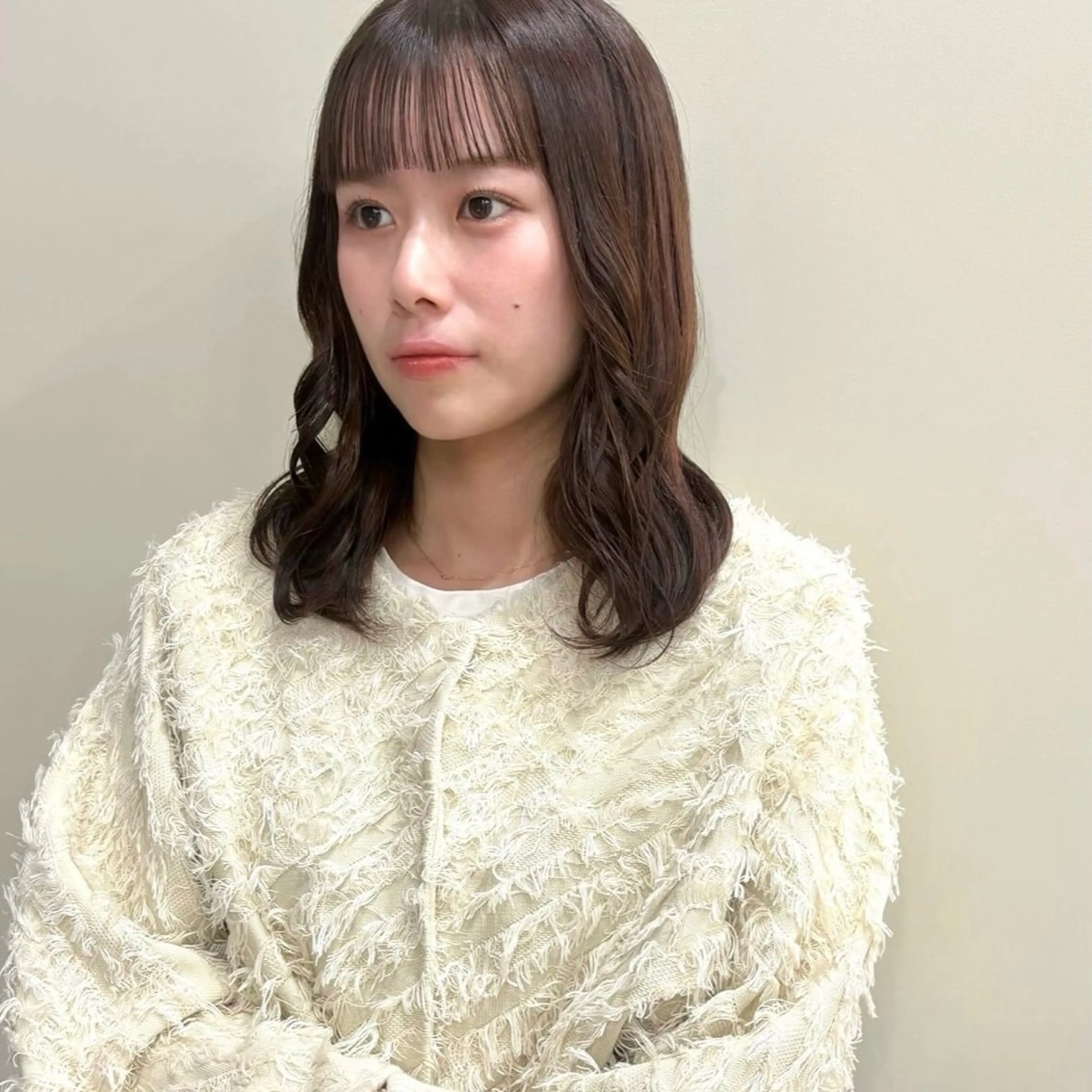 ミディアム カラー カット ヘアカラー hana/艶髪 /透明感カラー🪞のヘアスタイル