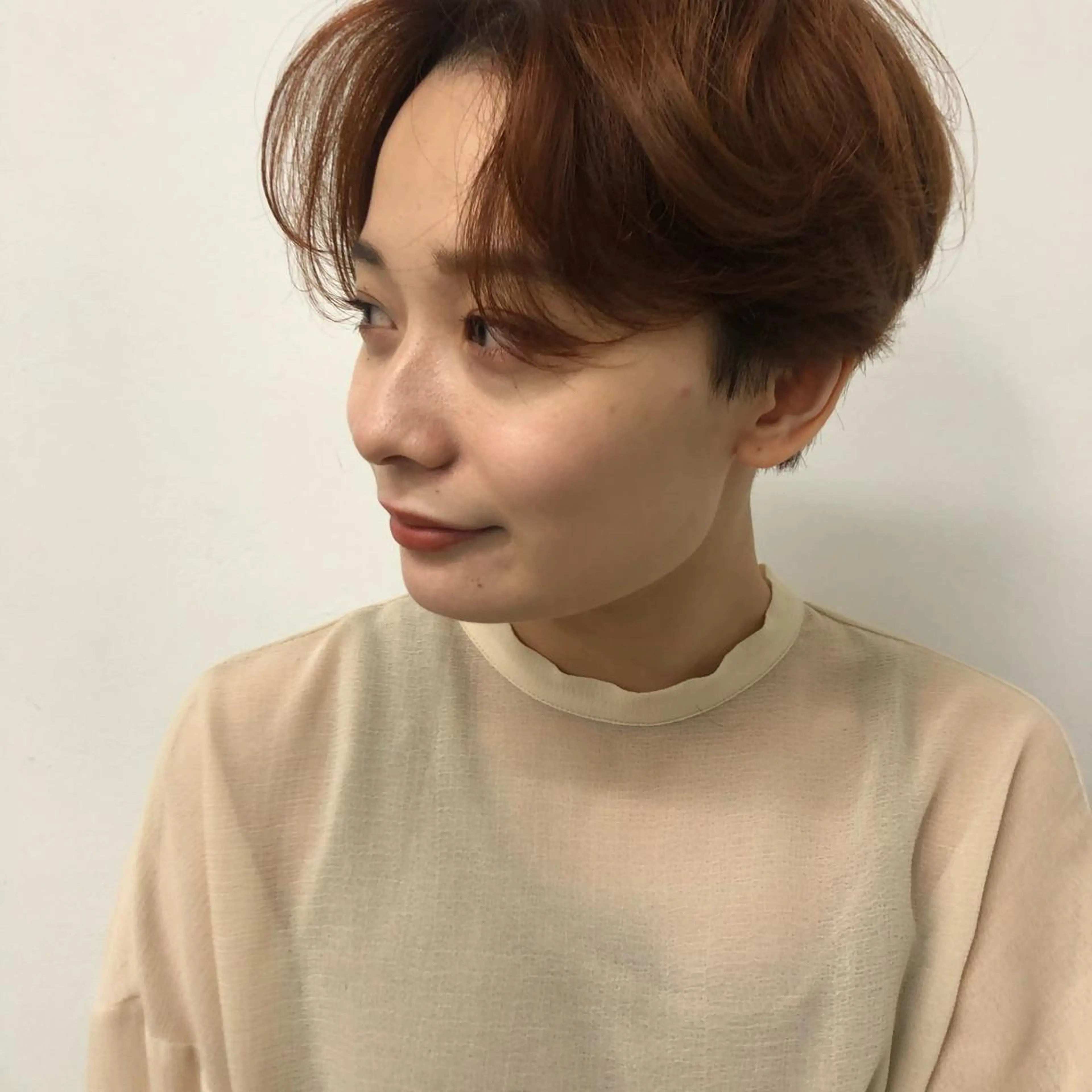 ショート カラー オレンジ stand所属・ニュアンスヘア🌔 nanakoのヘアスタイル