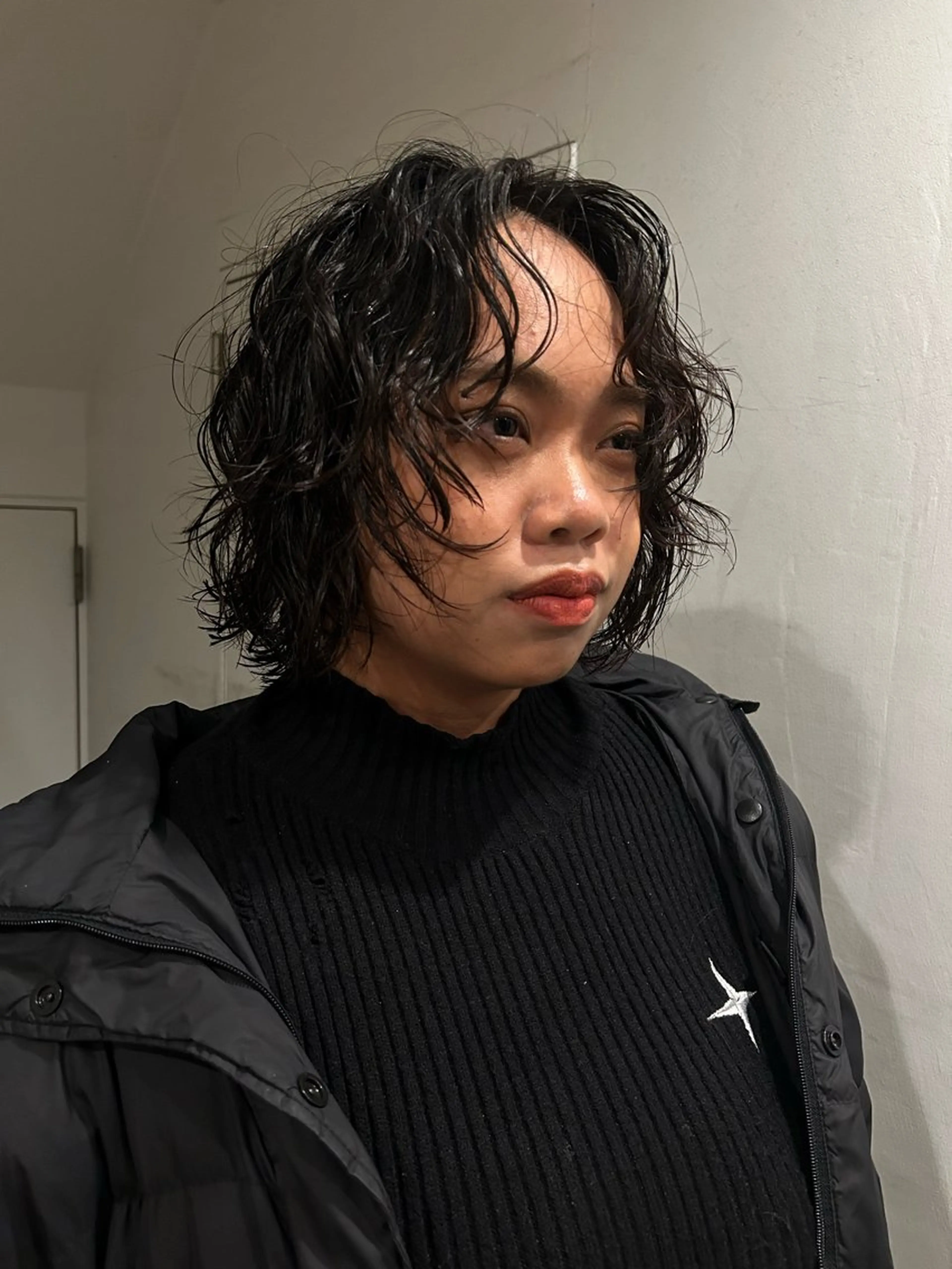 ショート パーマ カット パーマ hen所属・心斎橋/レイヤー/ ブリーチ/モエのヘアスタイル