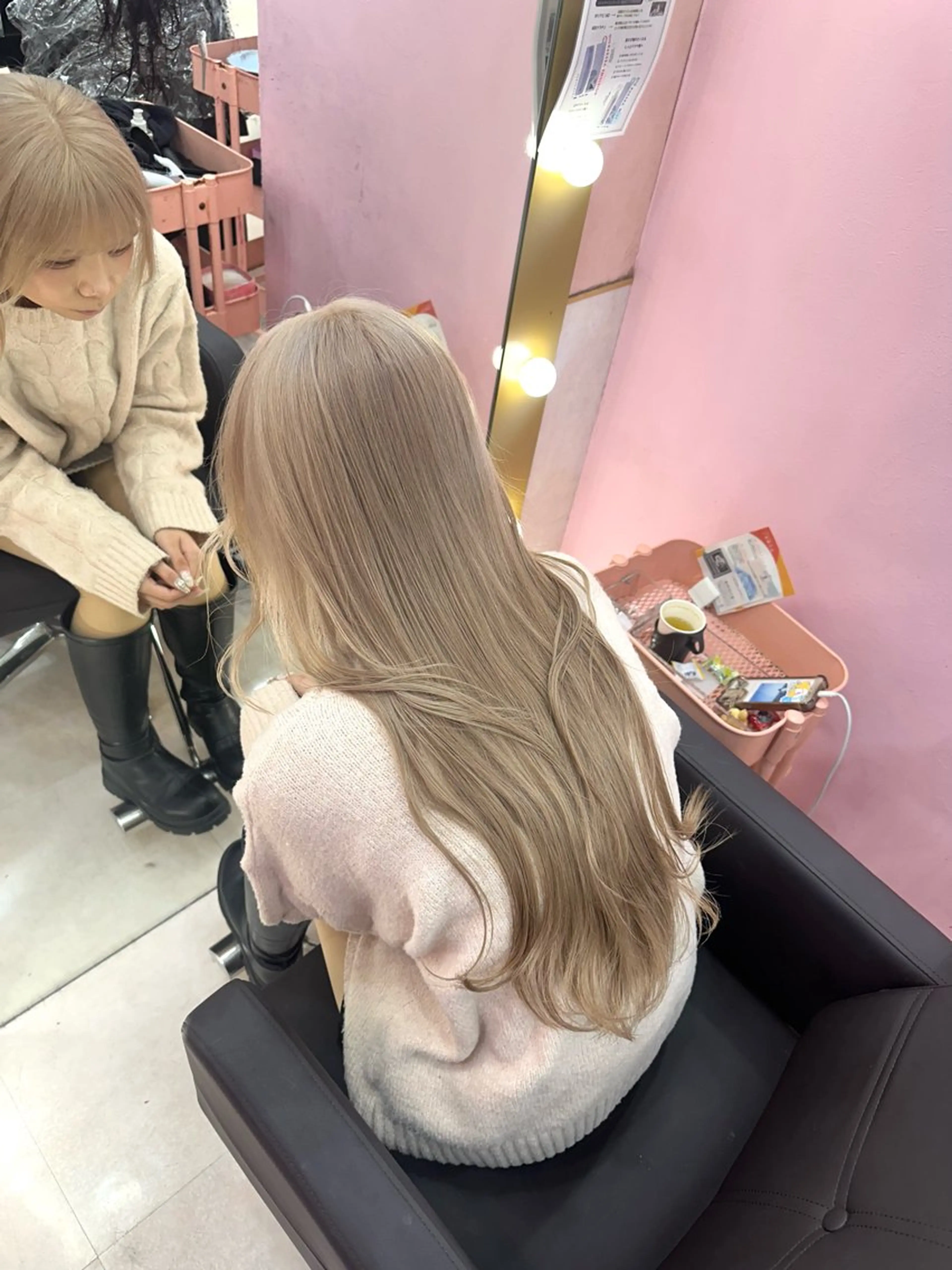 ロング カラー カット ヘアカラー トリートメント ハイトーン支持率 No.1🦋KOKIのヘアスタイル