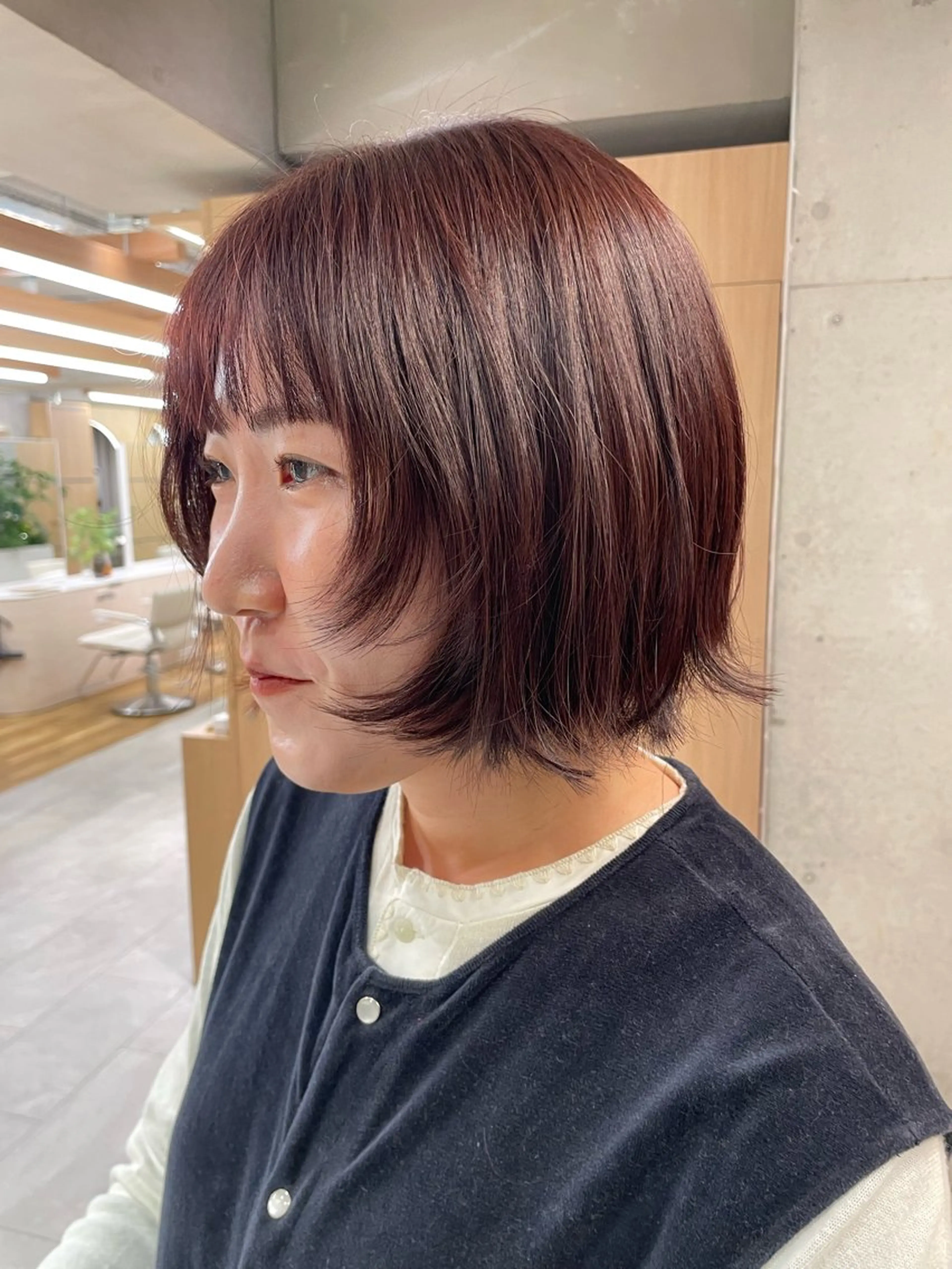 ミディアム カラー カット ヘアカラー トリートメント Toiro 横浜所属・🎀レイヤー/パーマ カラー/ai🎀のヘアスタイル