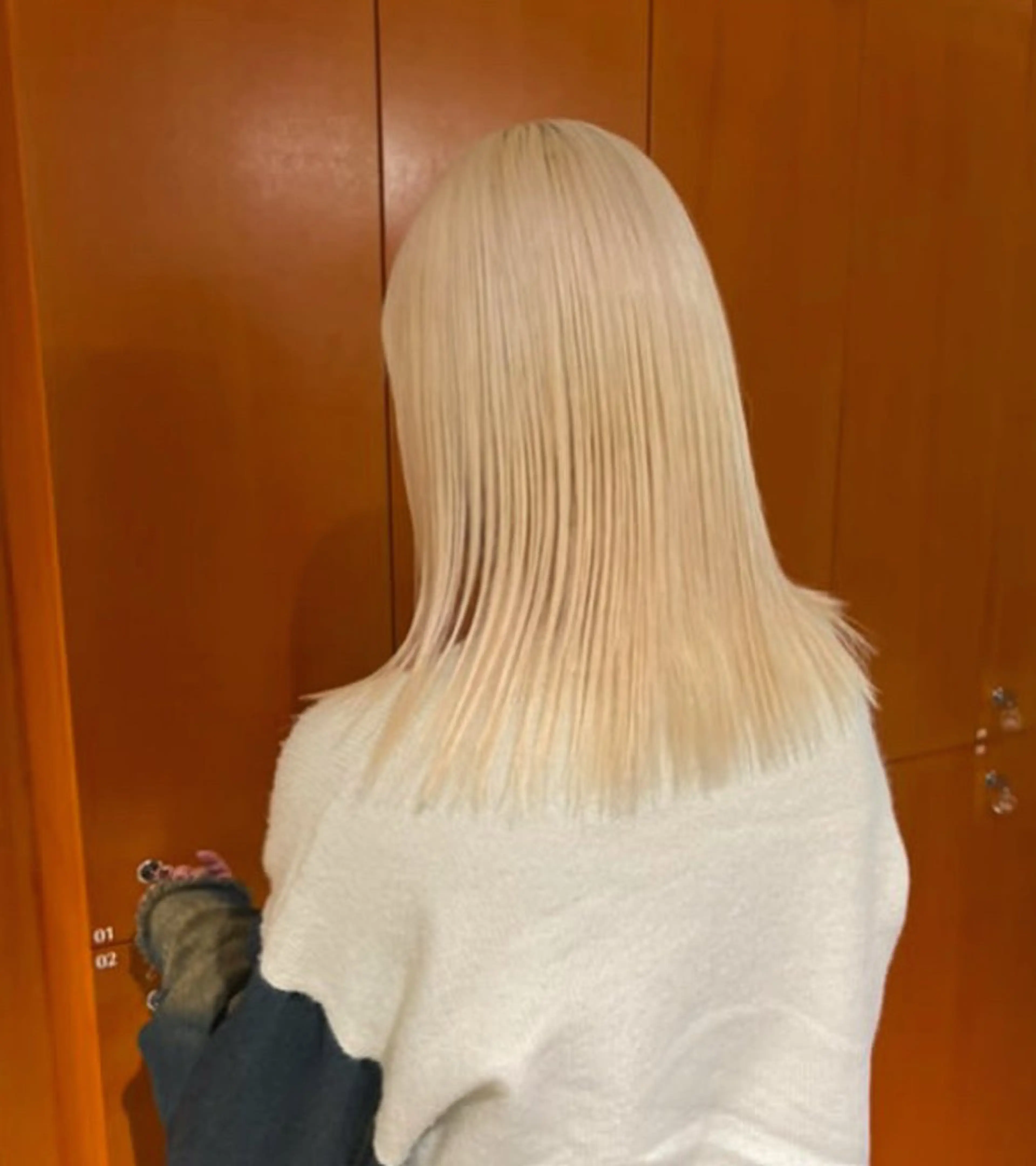 ミディアム カラー ヘアカラー トリートメント 🪐韓国ラベンダー艶 カラー/加野彩果🪐のヘアスタイル