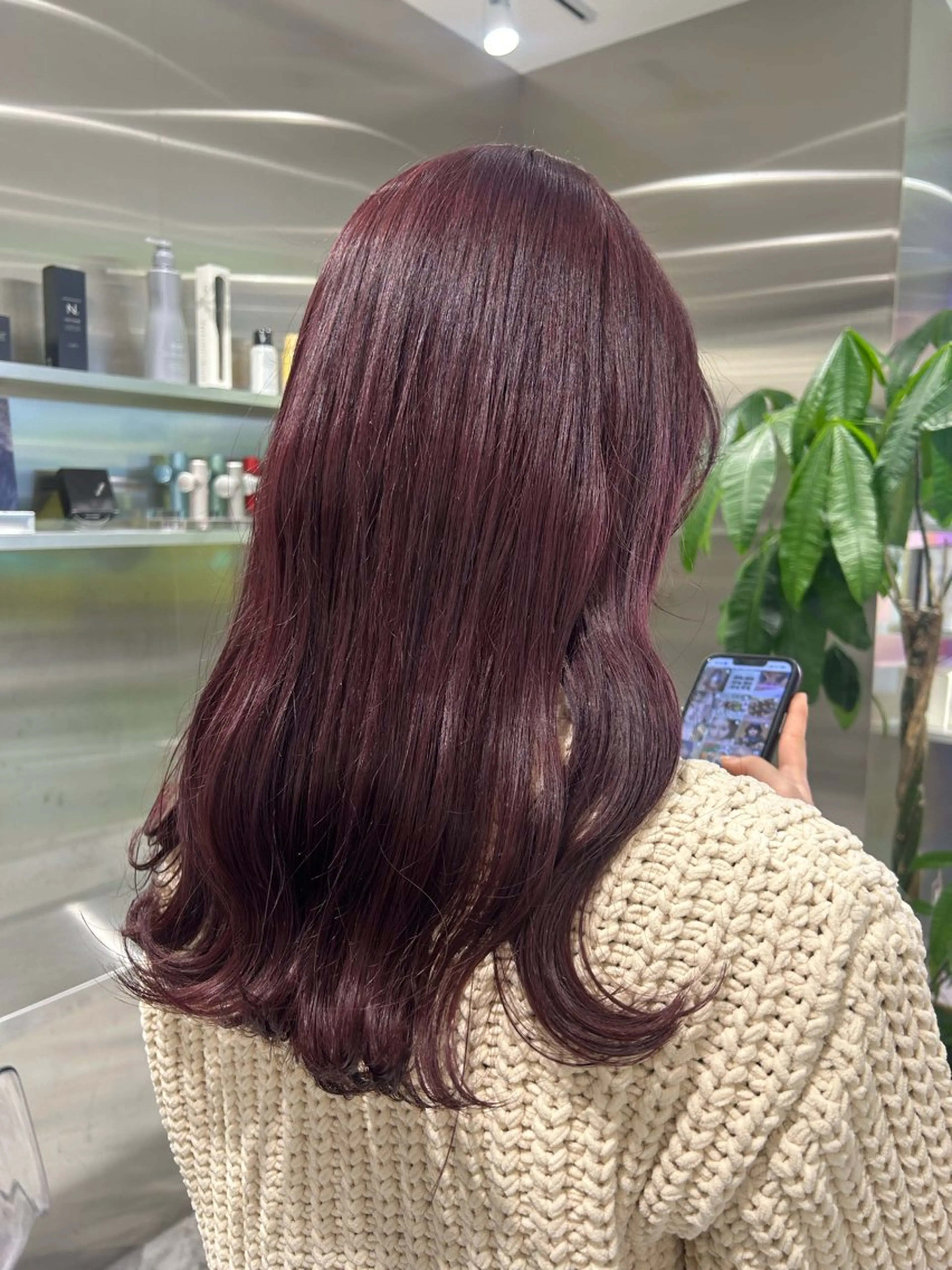 ロング カラー ブリーチ ケアブリーチ 透明感カラー ハイトーンカラー イルミナカラー ヘアカラー トリートメント メンズ/ボブ/パーマ /くるみのマツエク・マツパデザイン